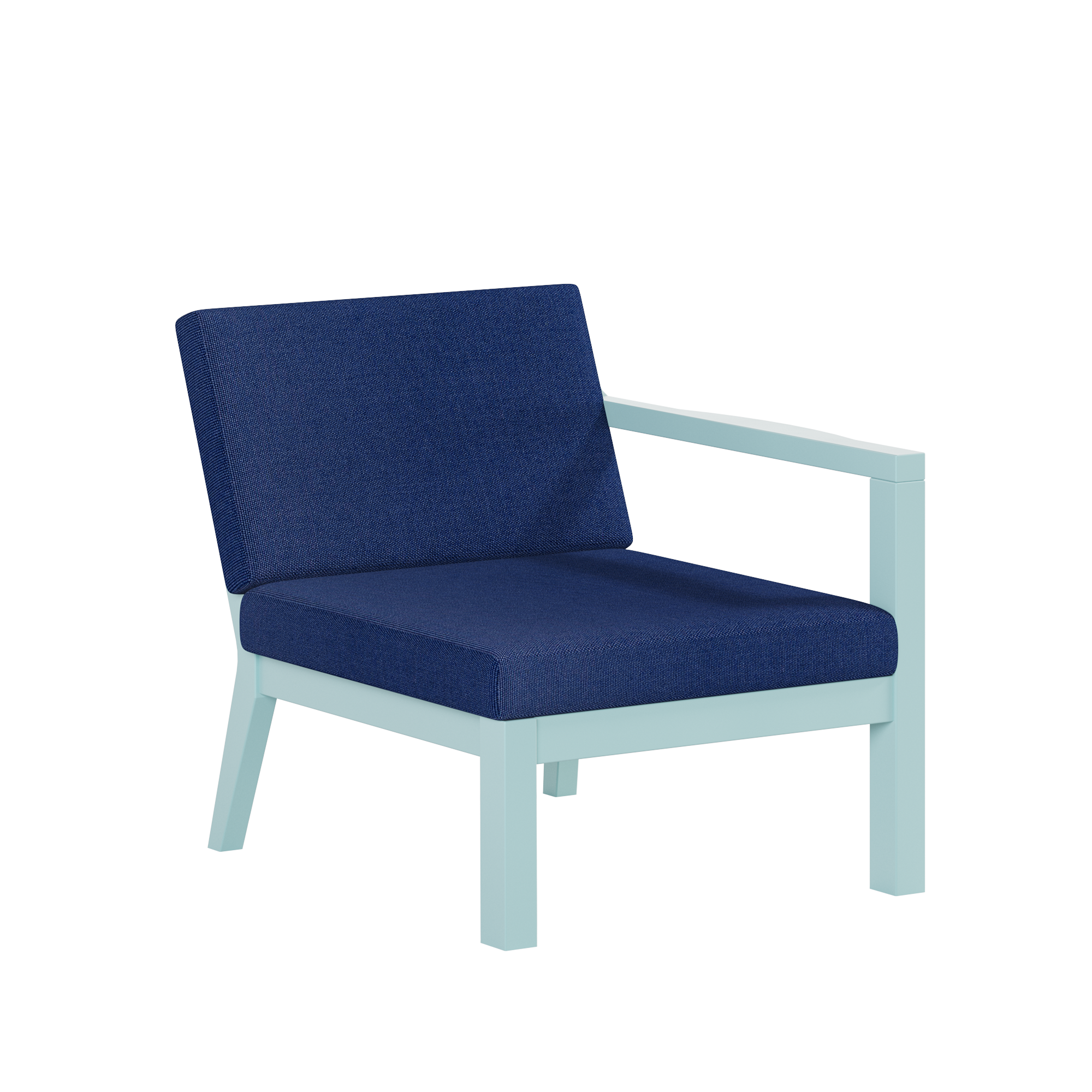 Breeze Deep Seat Sectional Piece Left Chair