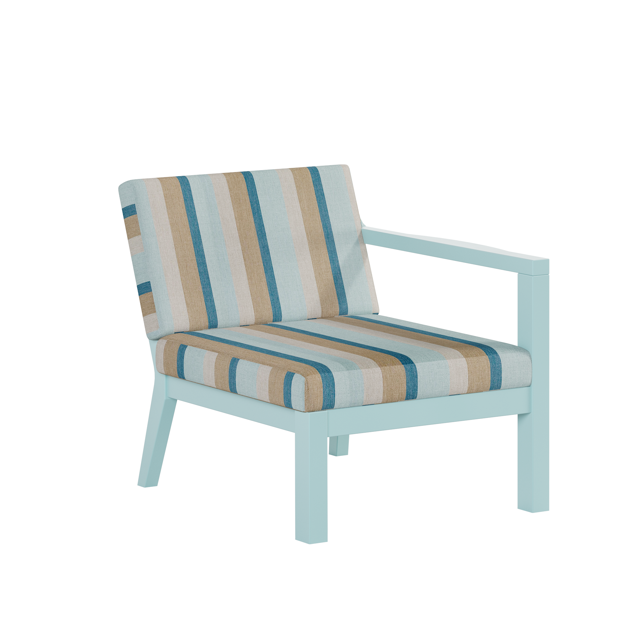 Breeze Deep Seat Sectional Piece Left Chair