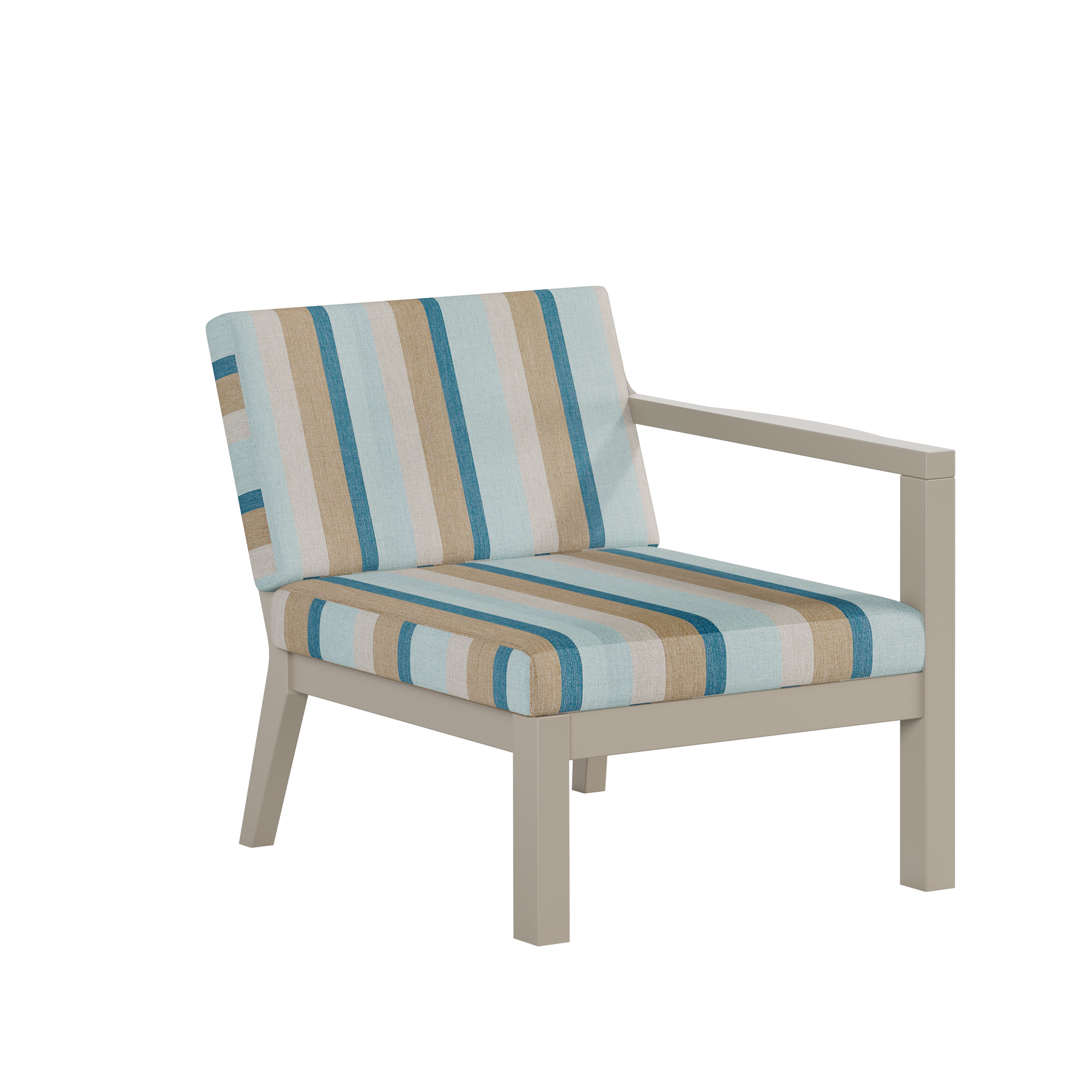 Breeze Deep Seat Sectional Piece Left Chair