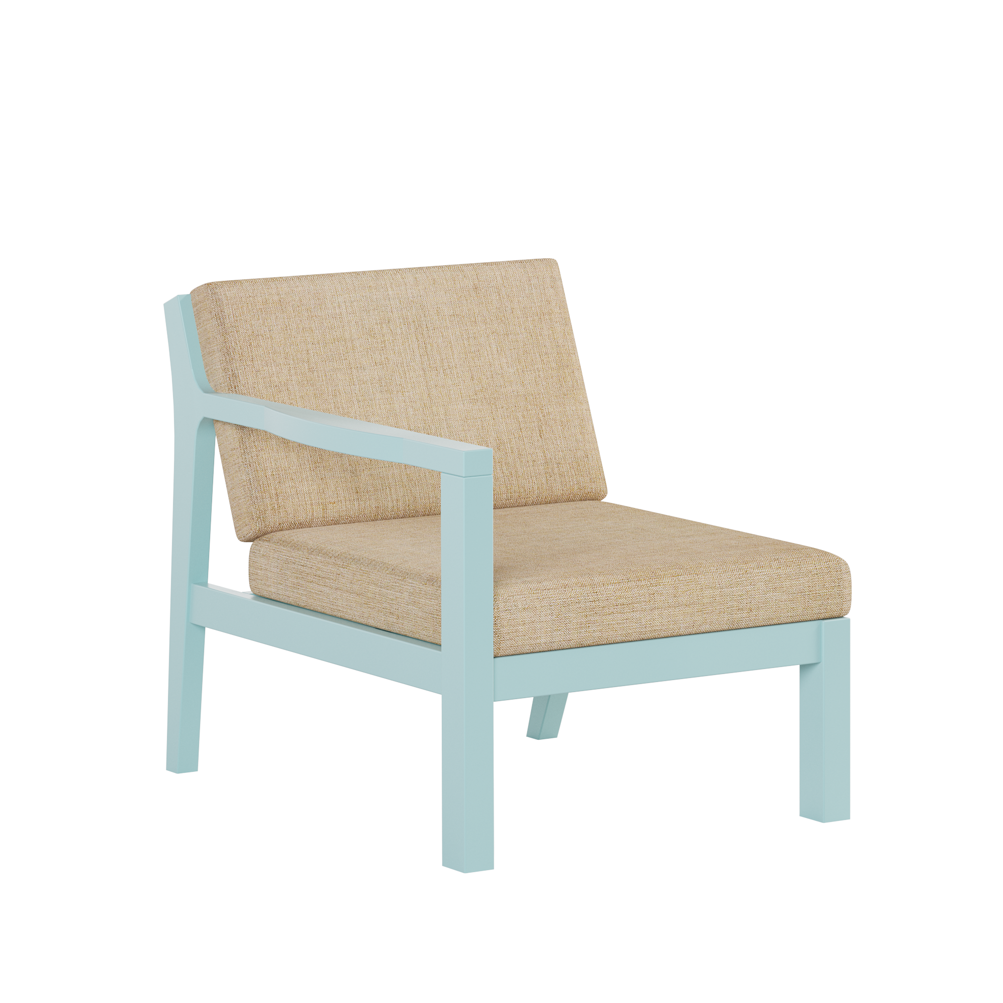 Breeze Deep Seat Sectional Piece Right Chair