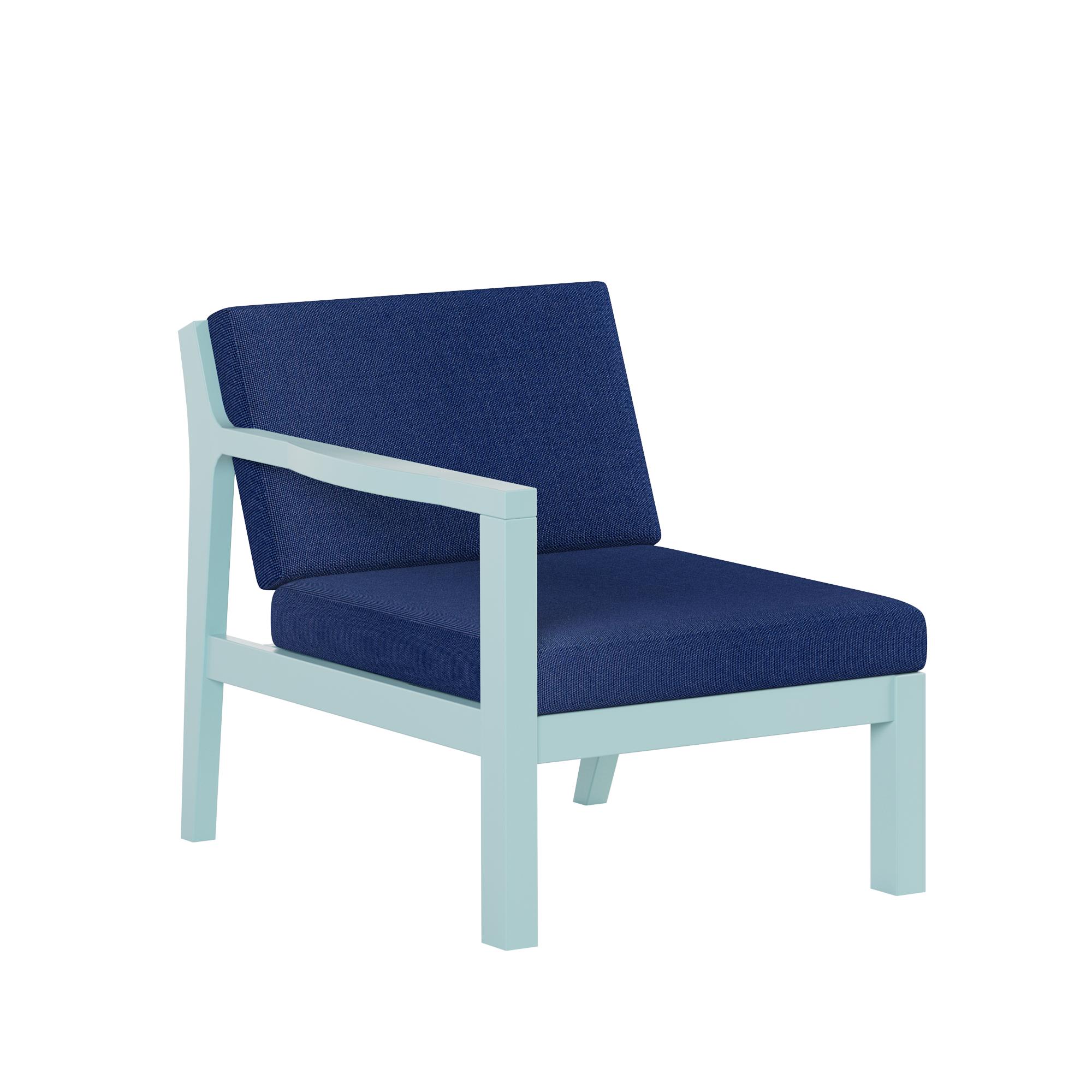 Breeze Deep Seat Sectional Piece Right Chair