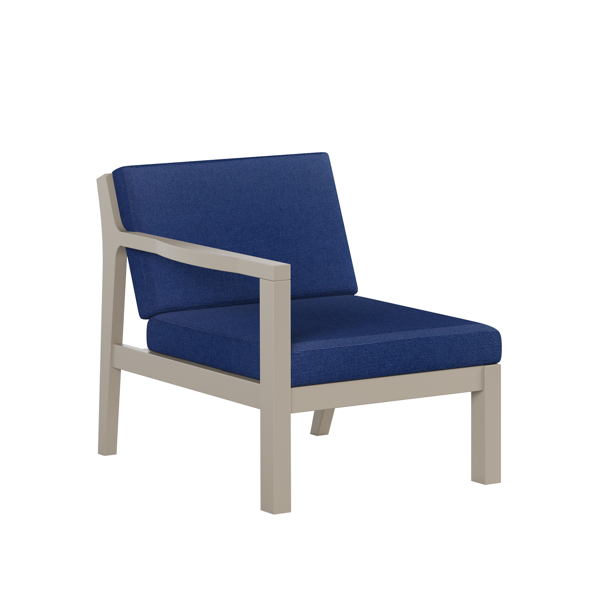 Breeze Deep Seat Sectional Piece Right Chair