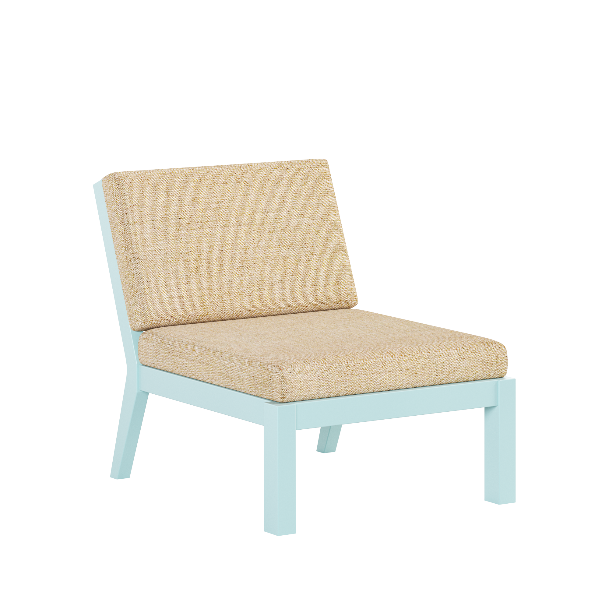 Breeze Deep Seat Sectional Piece Center Chair