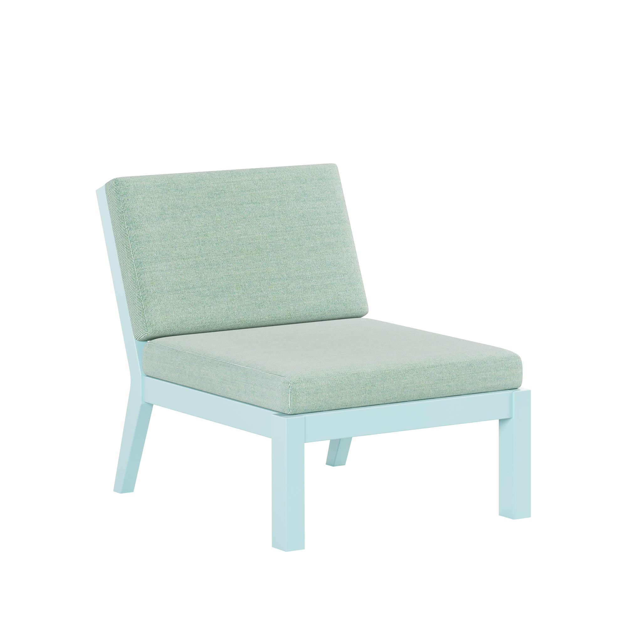 Breeze Deep Seat Sectional Piece Center Chair