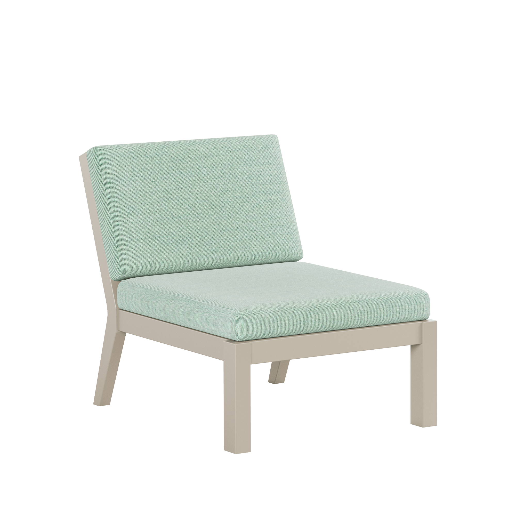 Breeze Deep Seat Sectional Piece Center Chair - Haven Outdoor