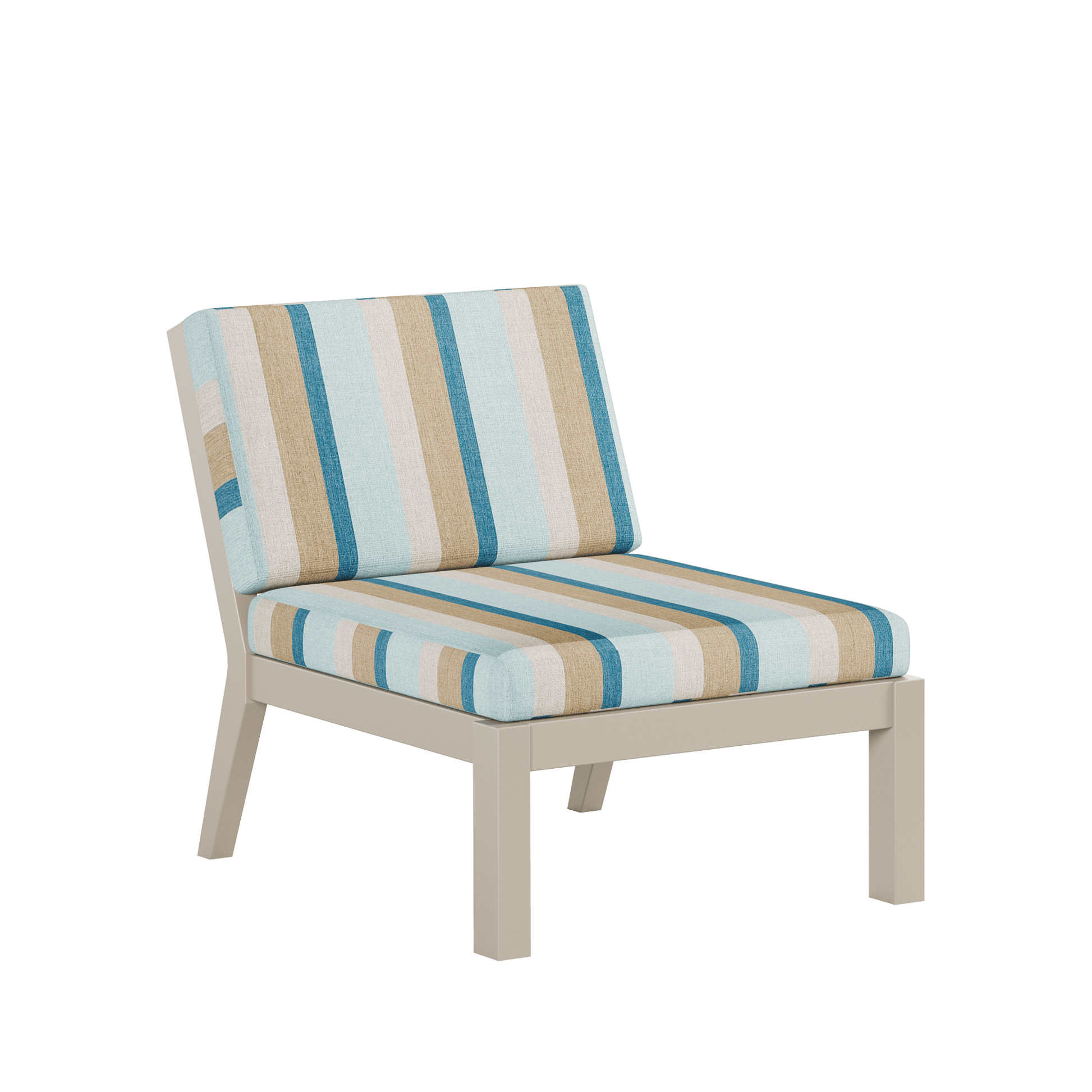 Breeze Deep Seat Sectional Piece Center Chair - Haven Outdoor