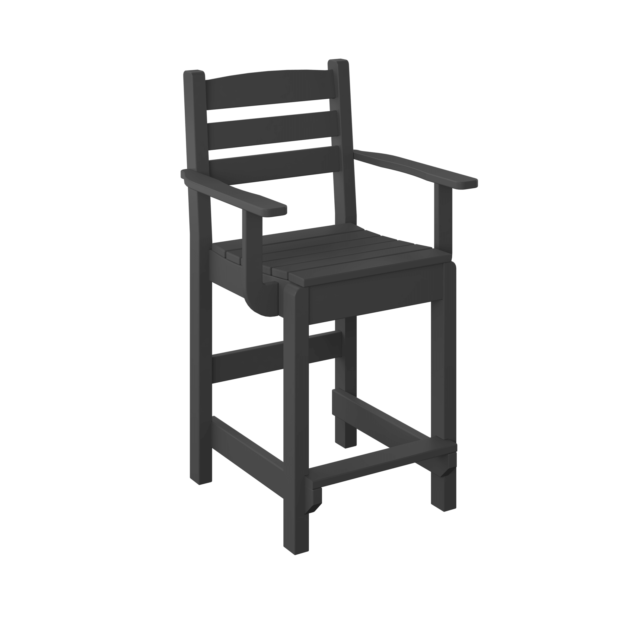 Counter Dining Chair with Arm Rests - Haven Outdoor