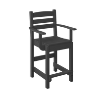 Counter Dining Chair with Arm Rests - Haven Outdoor