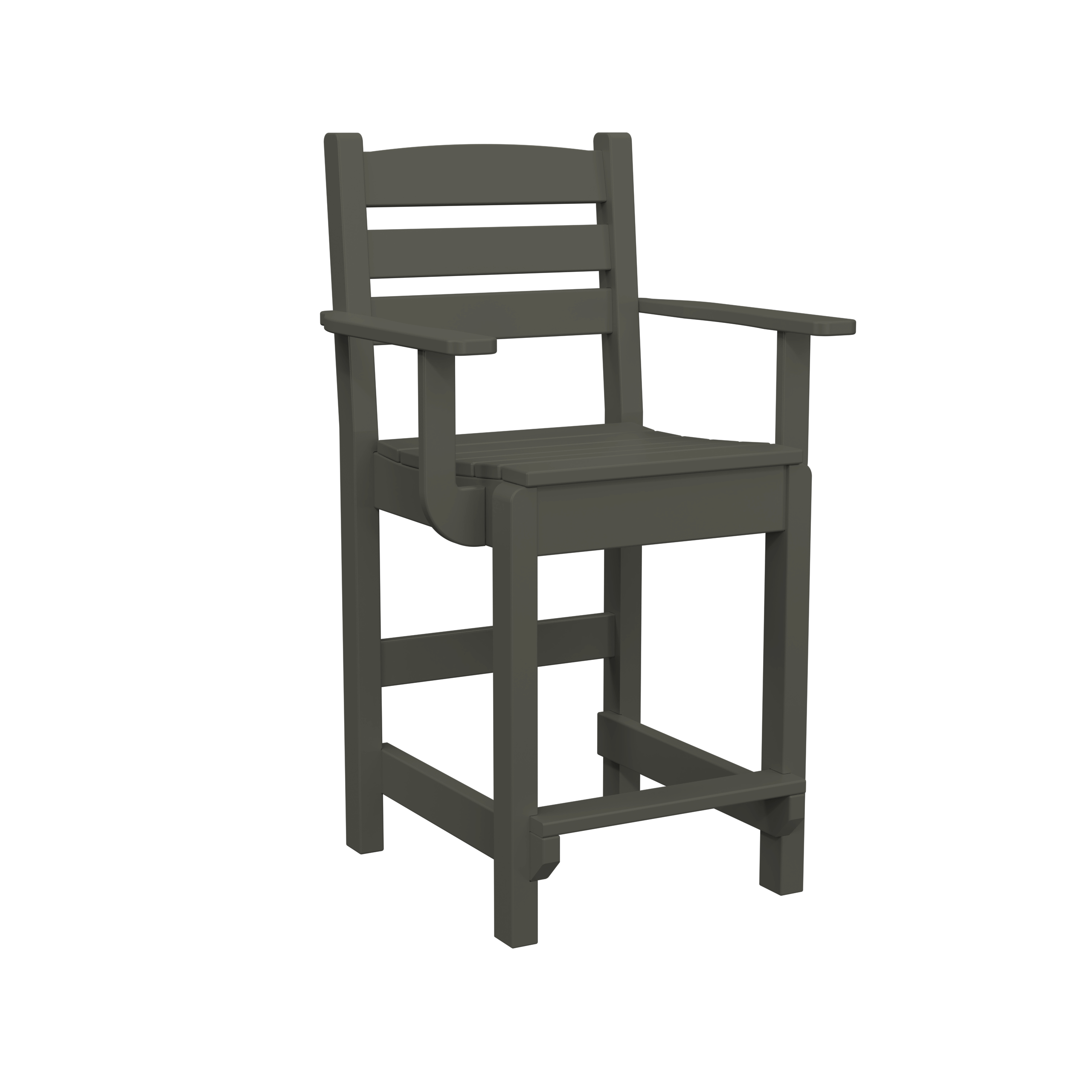 Counter Dining Chair with Arm Rests