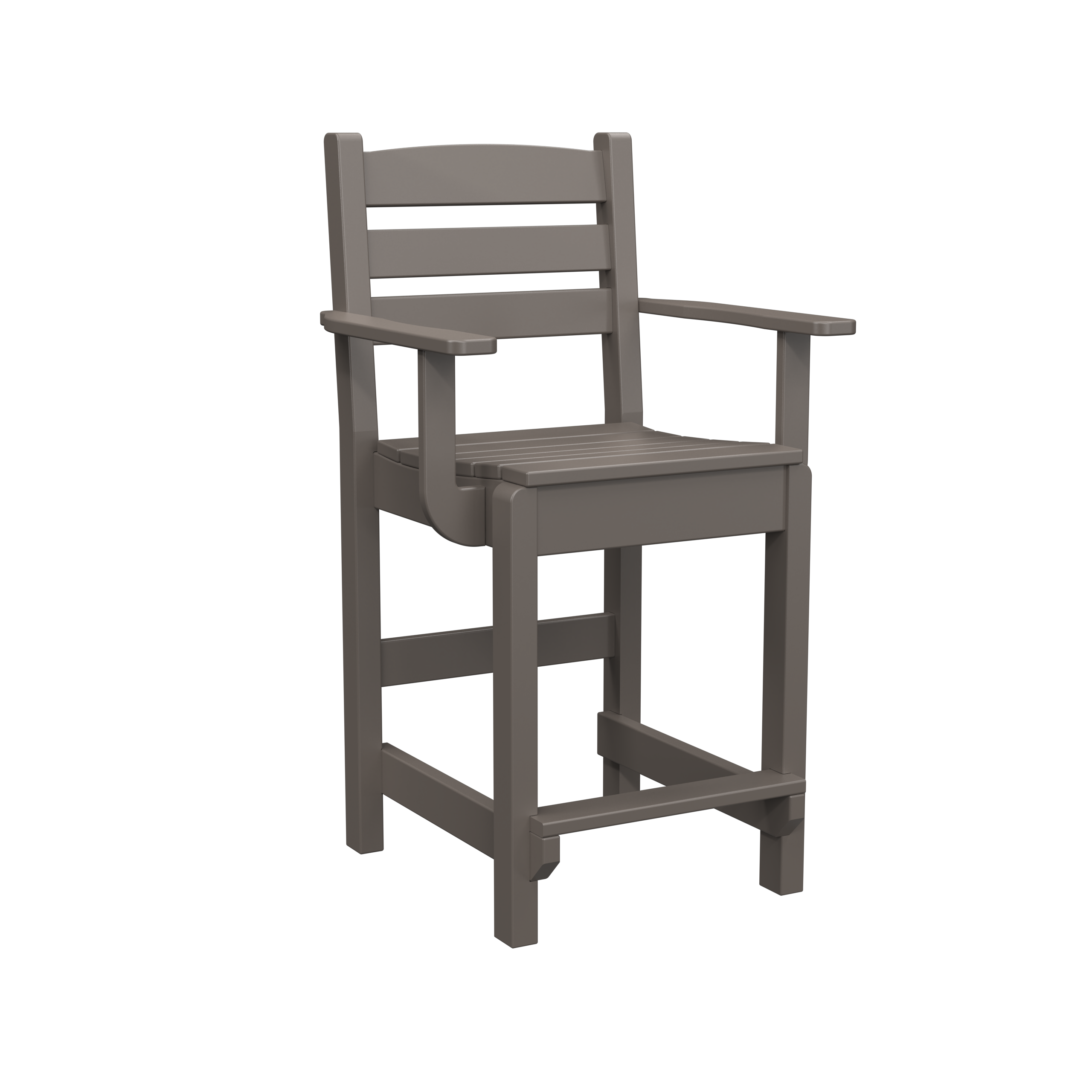 Counter Dining Chair with Arm Rests