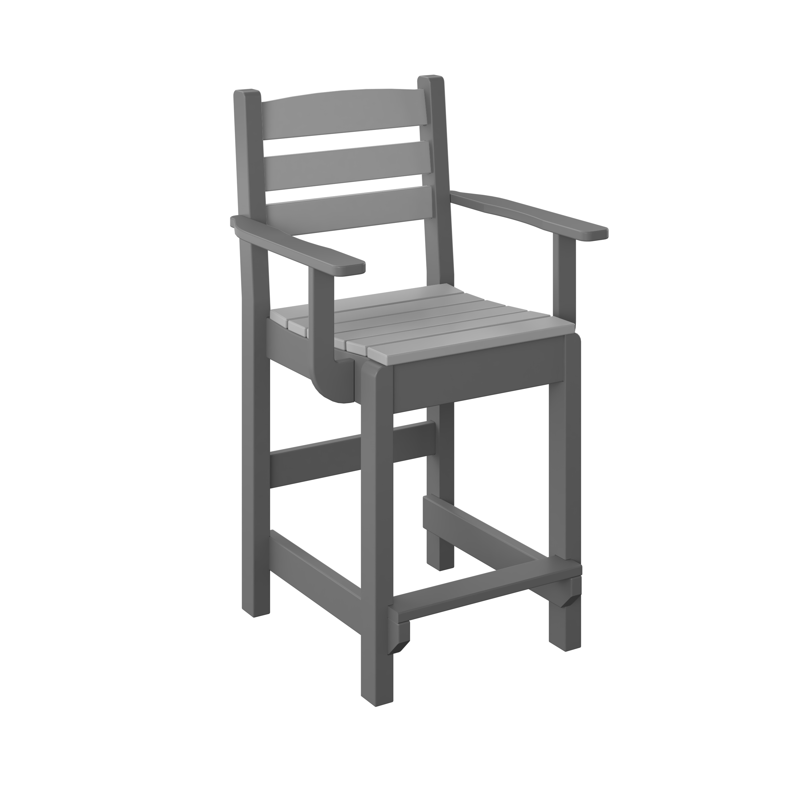 Counter Dining Chair with Arm Rests