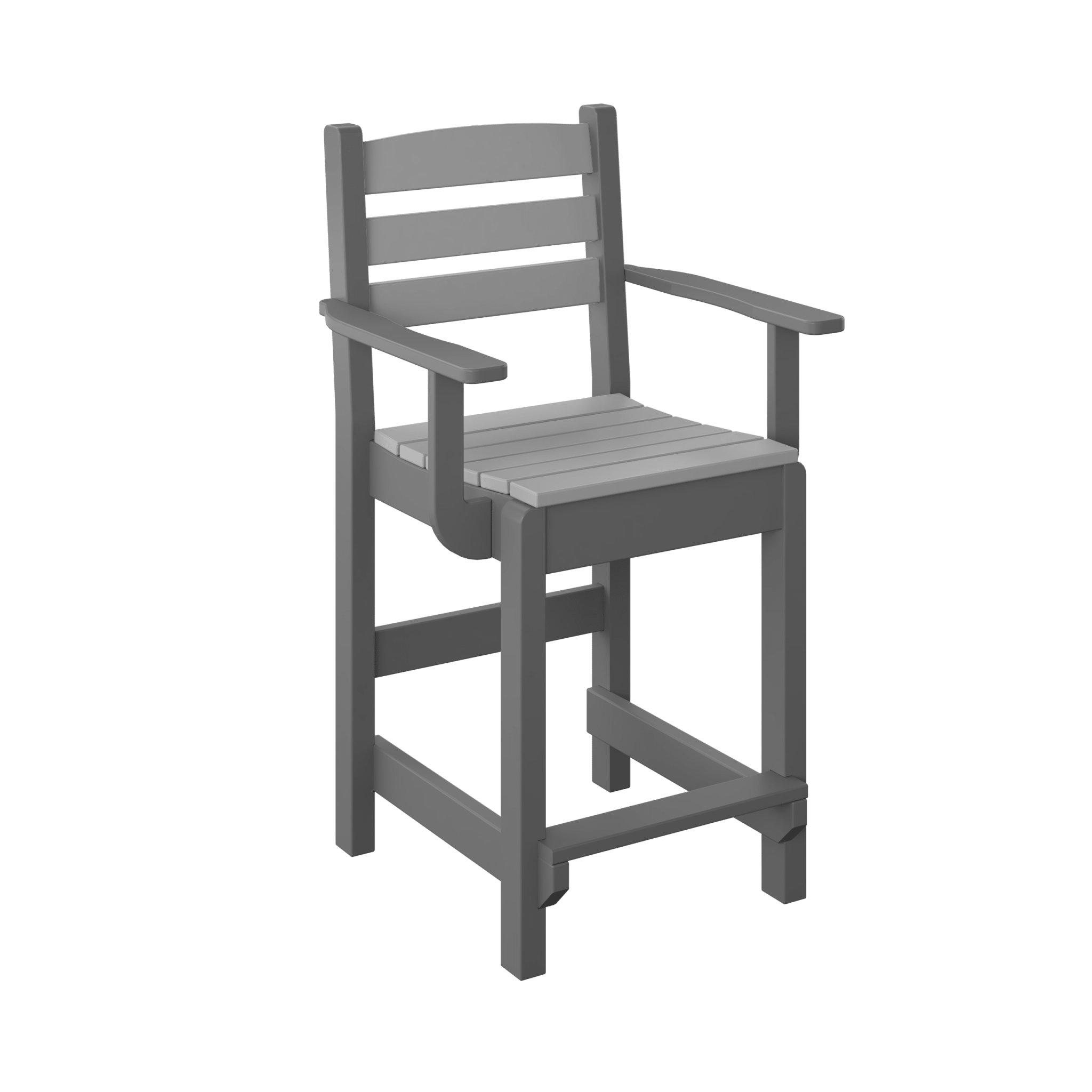 Counter Dining Chair with Arm Rests - Haven Outdoor