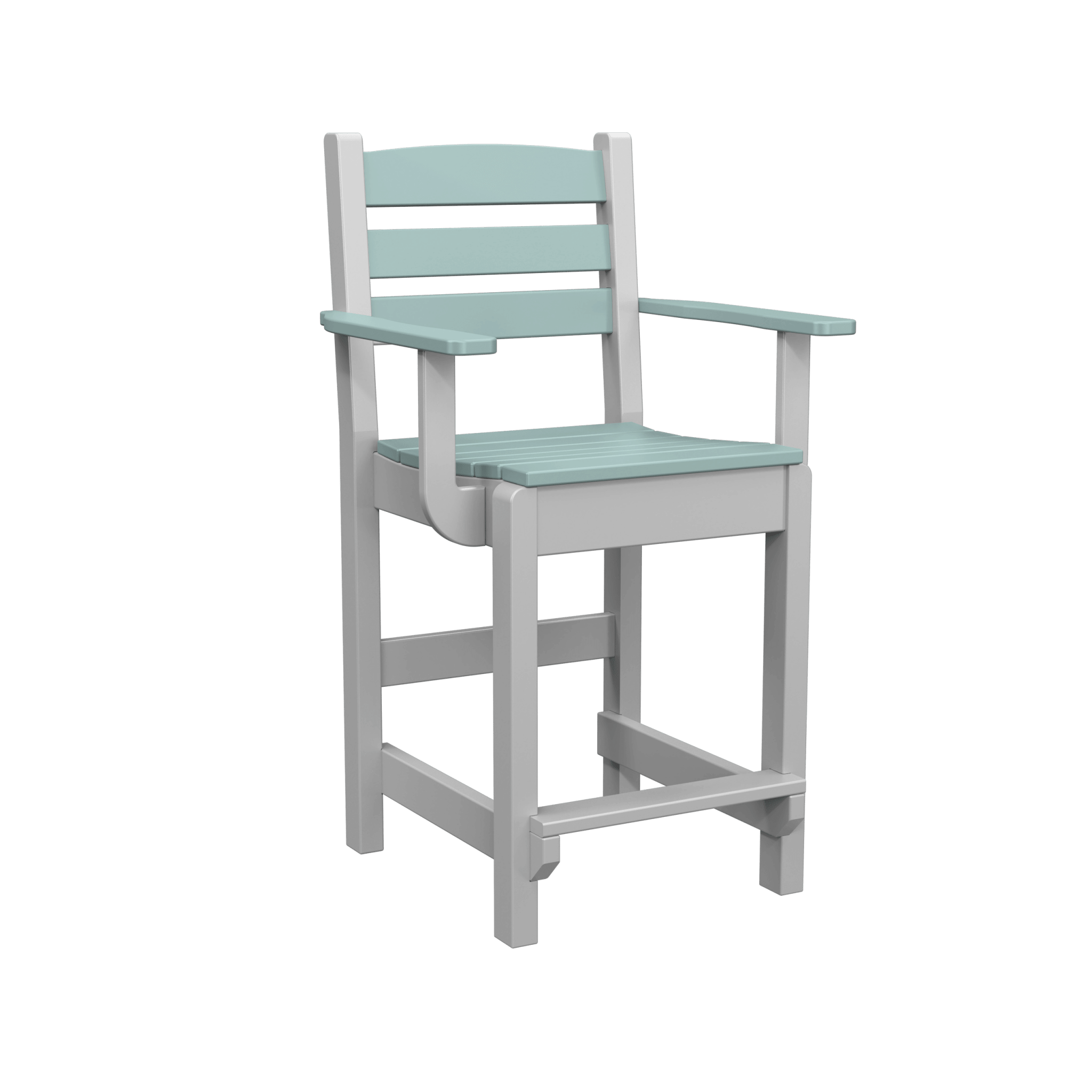 Counter Dining Chair with Arm Rests - Haven Outdoor