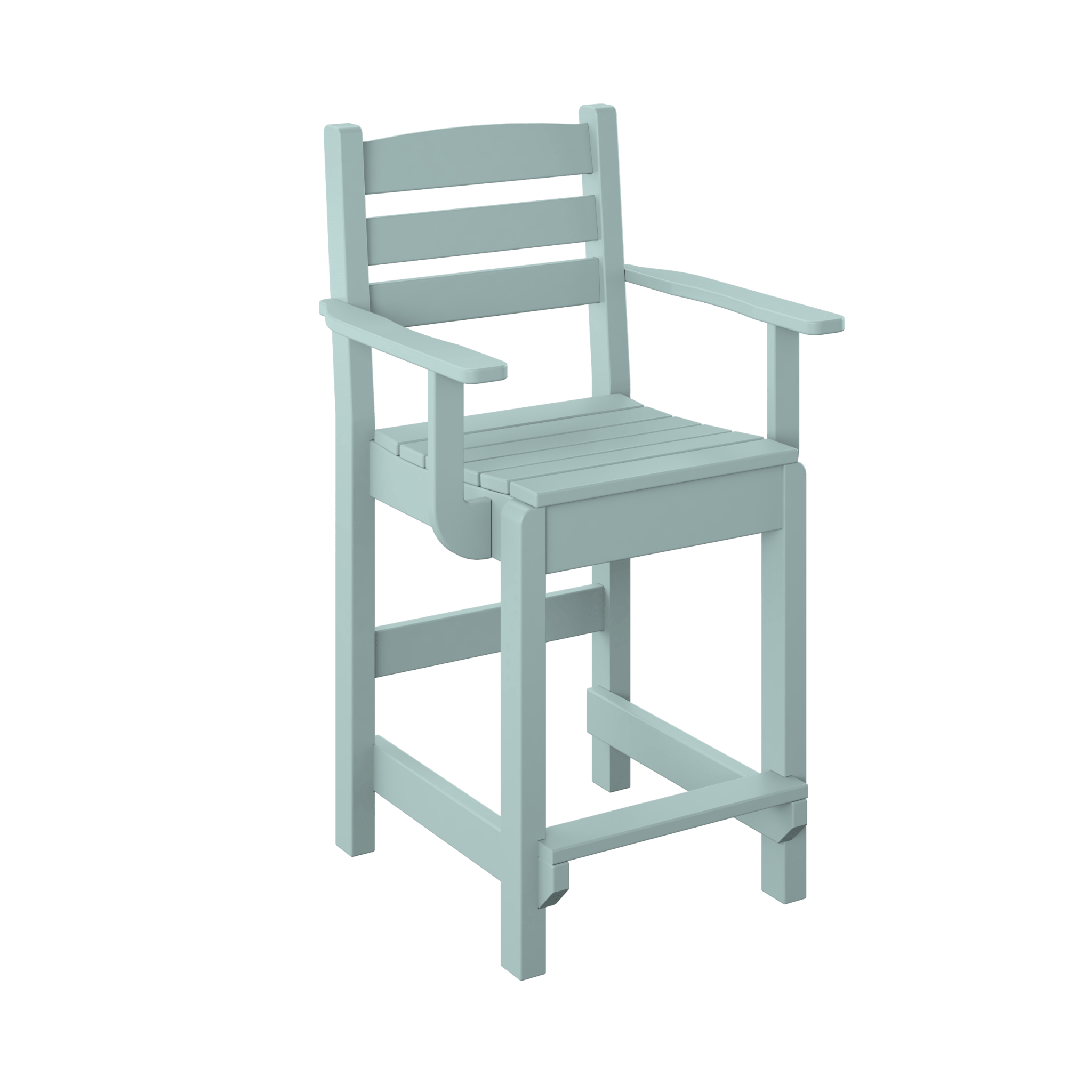 Counter Dining Chair with Arm Rests - Haven Outdoor