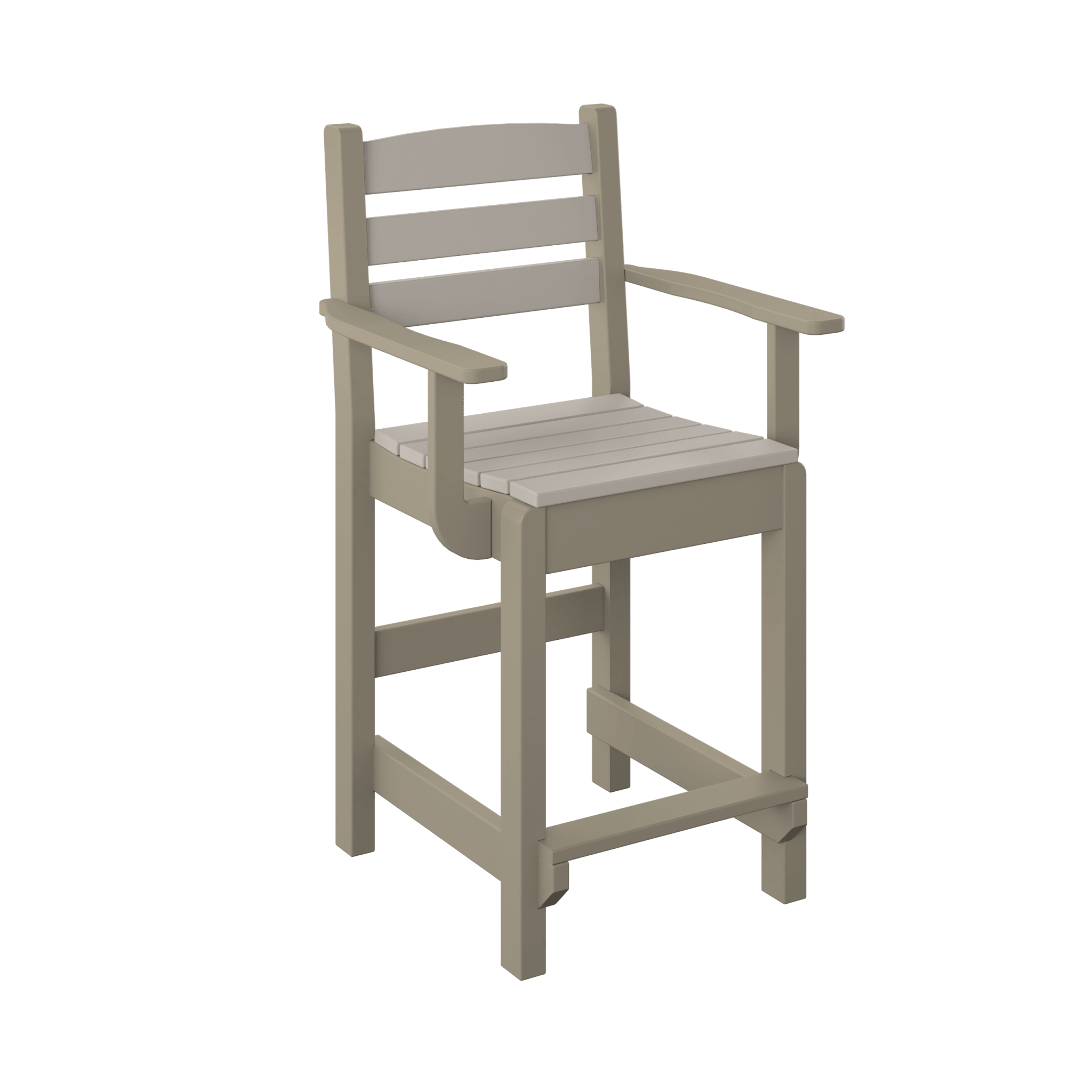 Counter Dining Chair with Arm Rests - Haven Outdoor