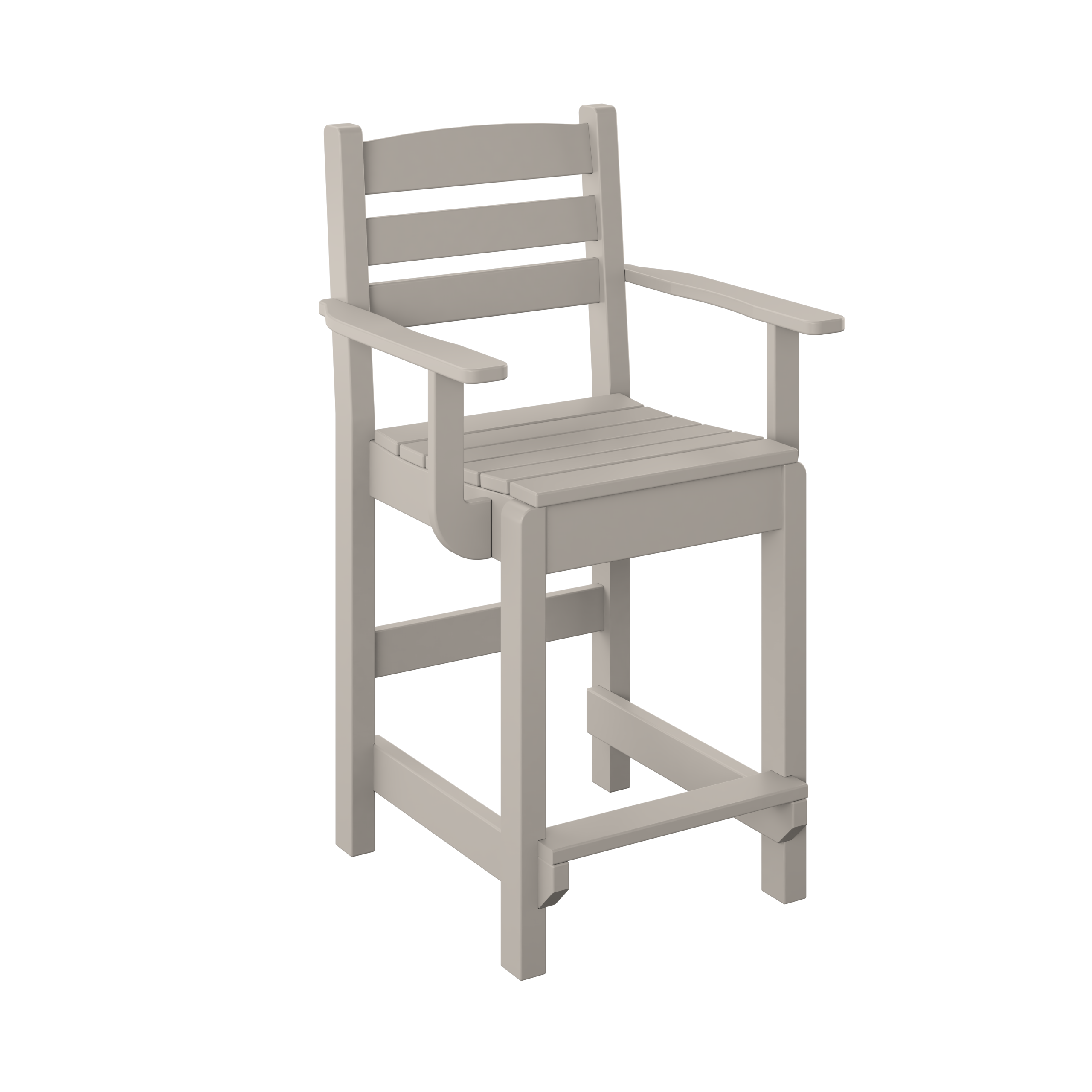 Counter Dining Chair with Arm Rests