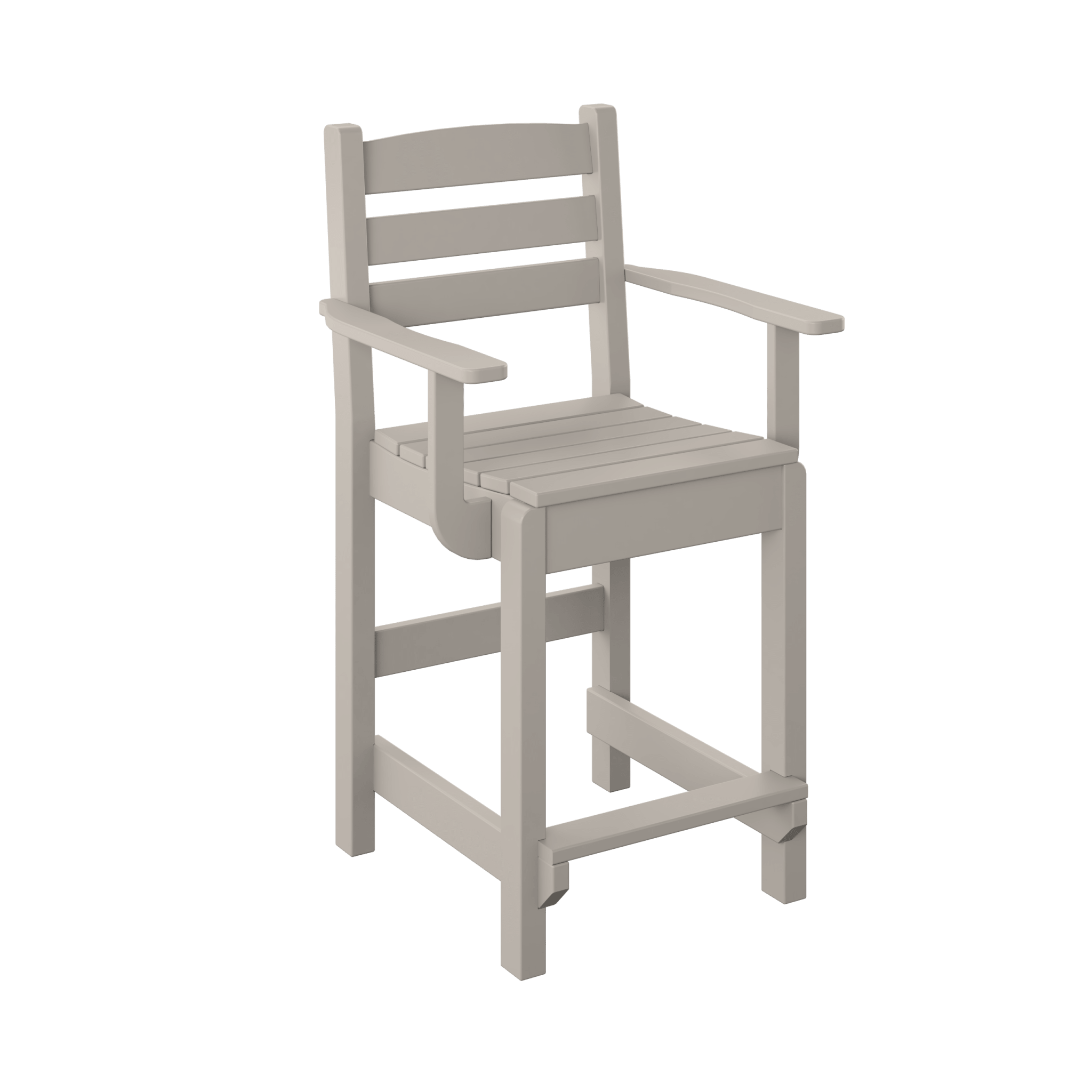 Counter Dining Chair with Arm Rests - Haven Outdoor