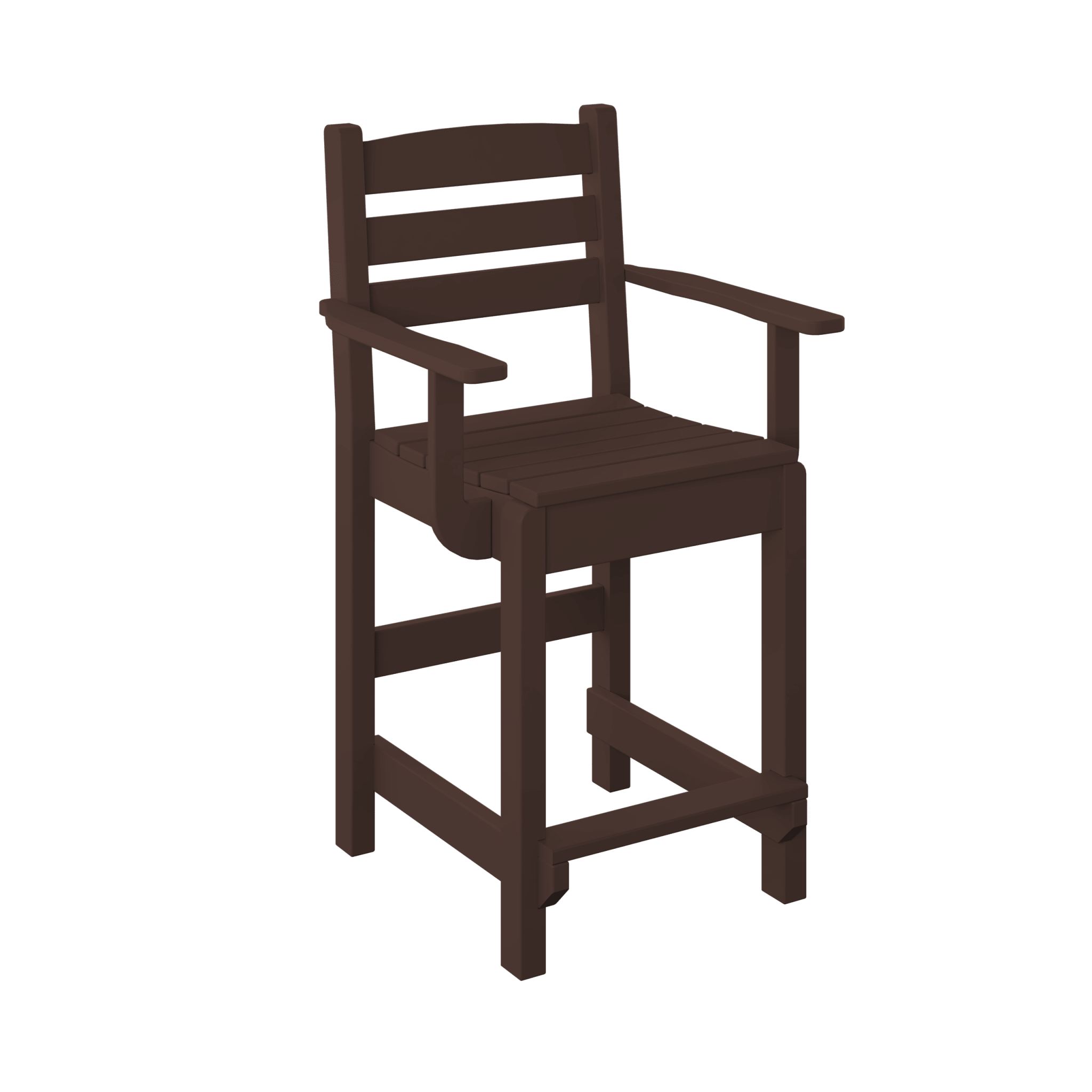Counter Dining Chair with Arm Rests - Haven Outdoor