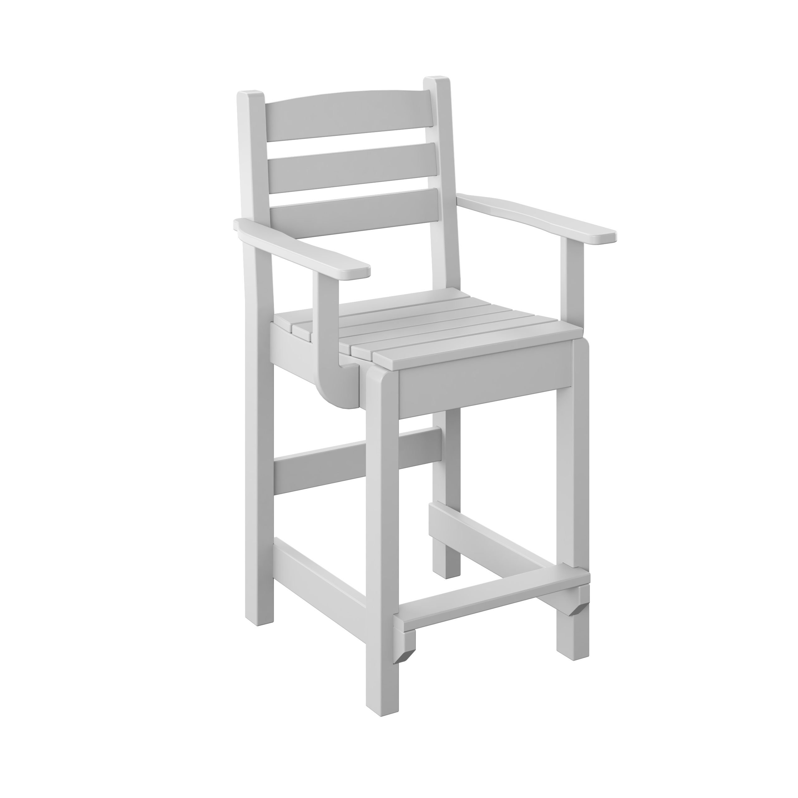 Counter Dining Chair with Arm Rests