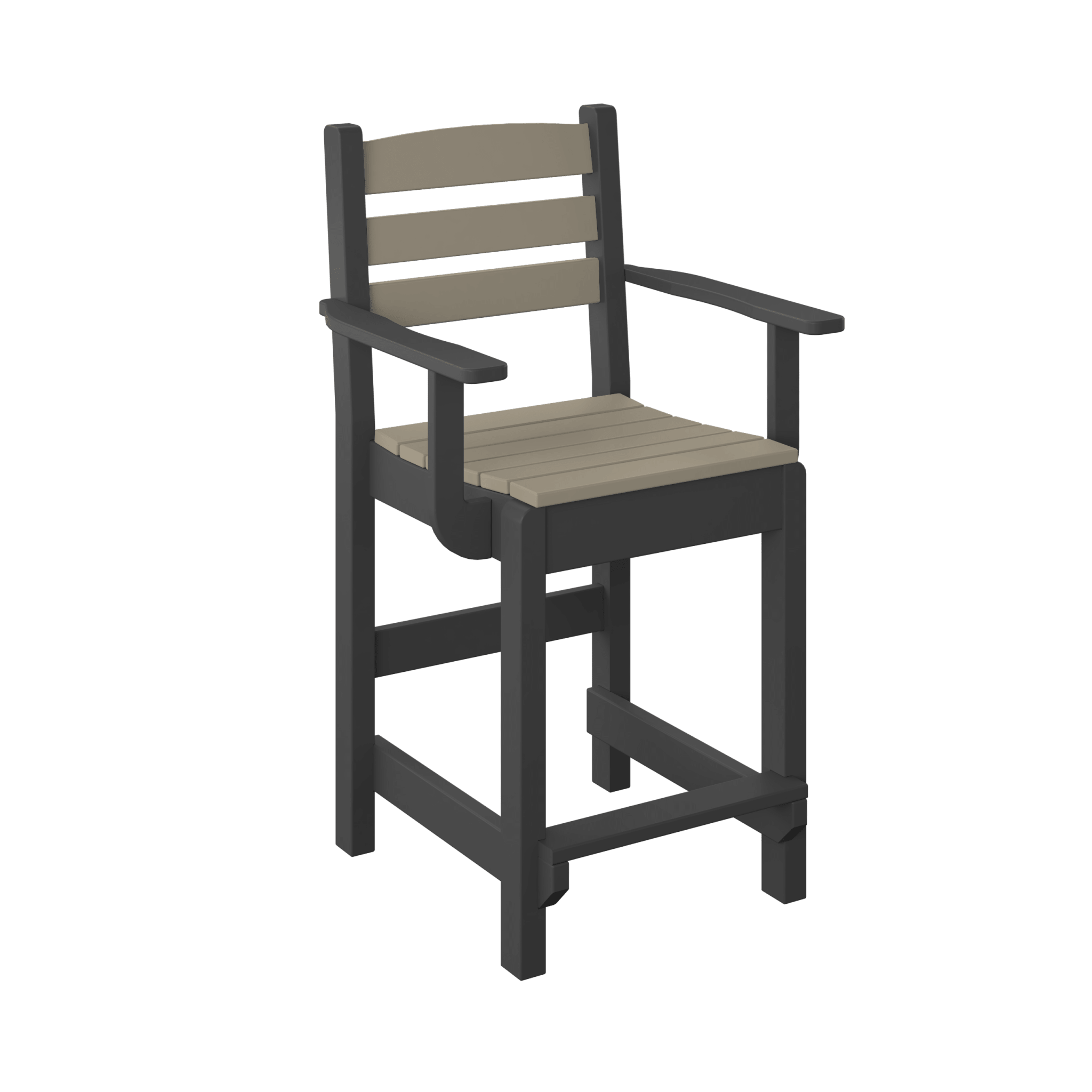 Counter Dining Chair with Arm Rests - Haven Outdoor