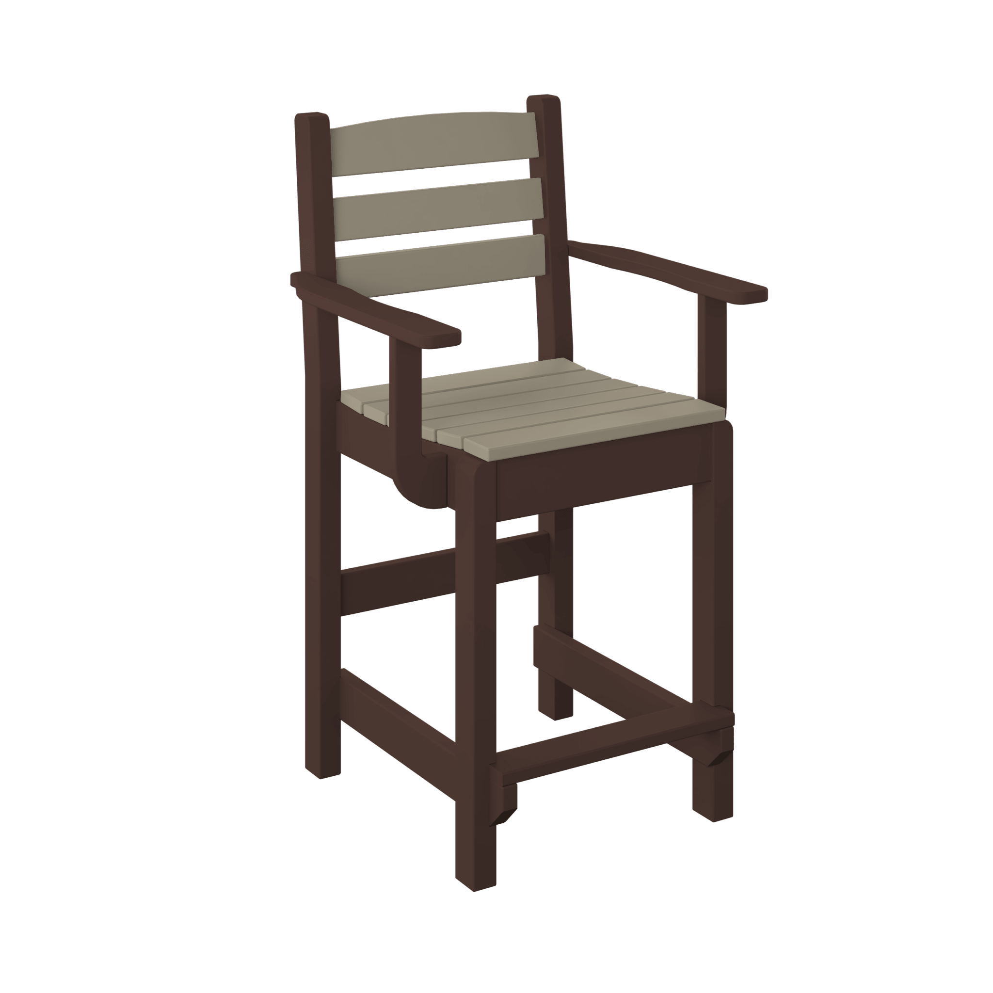 Counter Dining Chair with Arm Rests - Haven Outdoor