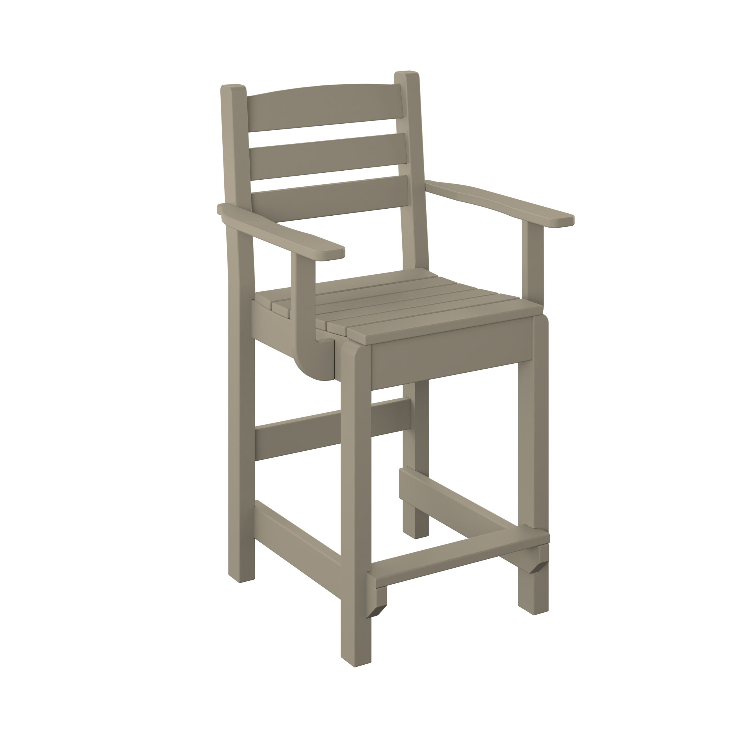 Counter Dining Chair with Arm Rests