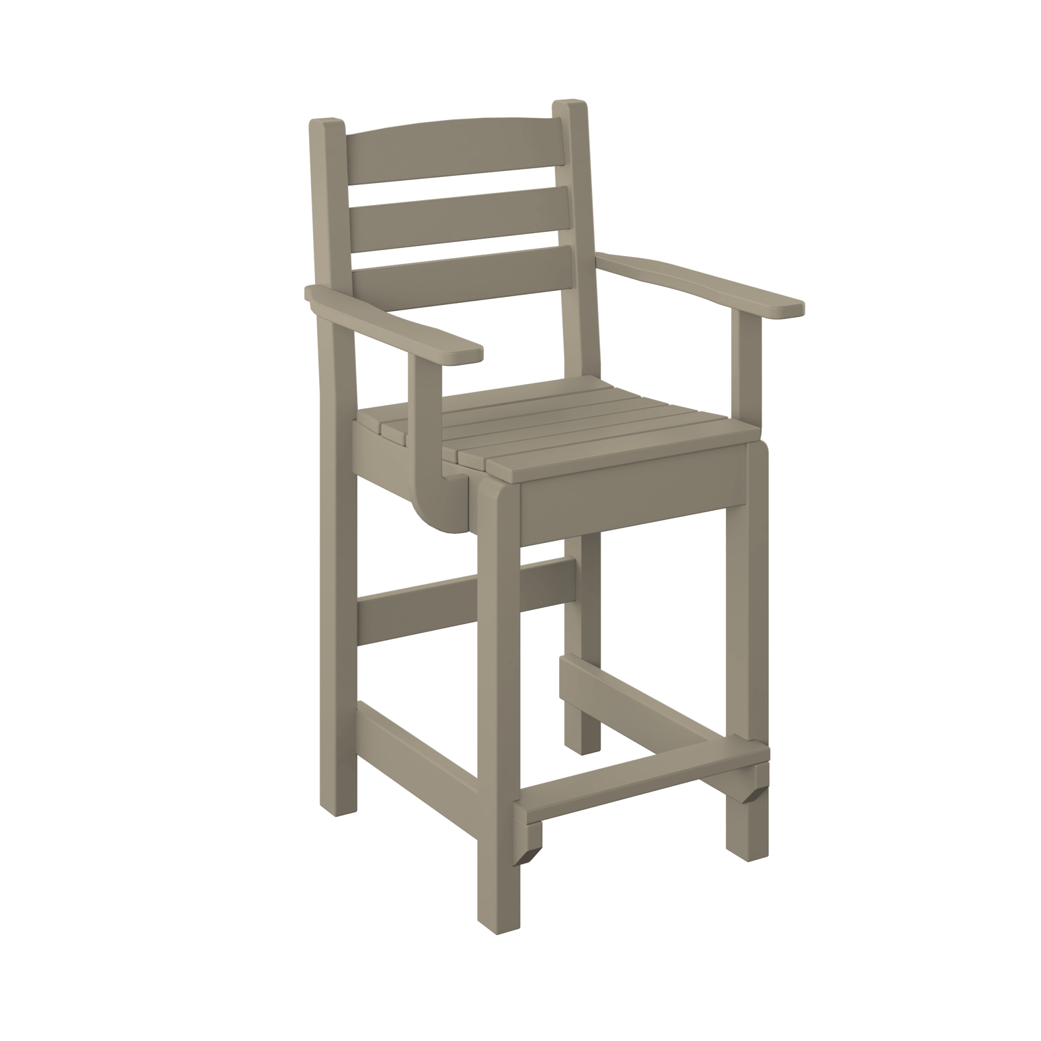 Counter Dining Chair with Arm Rests - Haven Outdoor