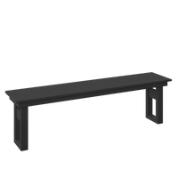 Modern Dining Bench 64" - Haven Outdoor
