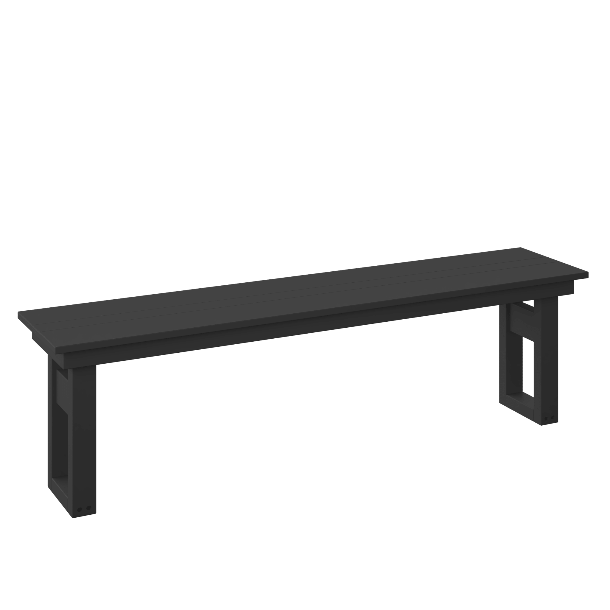 Modern Dining Bench 64" - Haven Outdoor