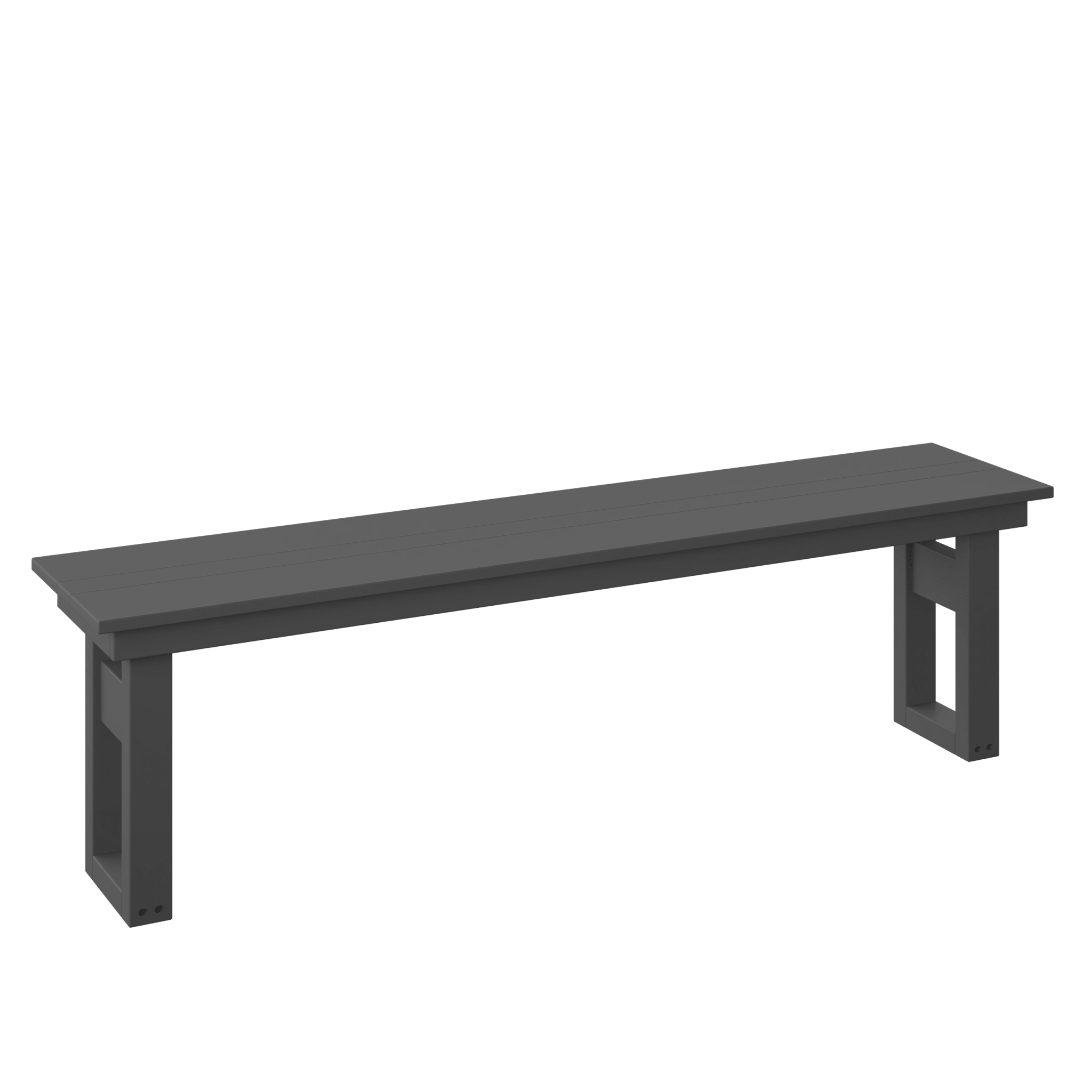 Modern Dining Bench 64" - Haven Outdoor