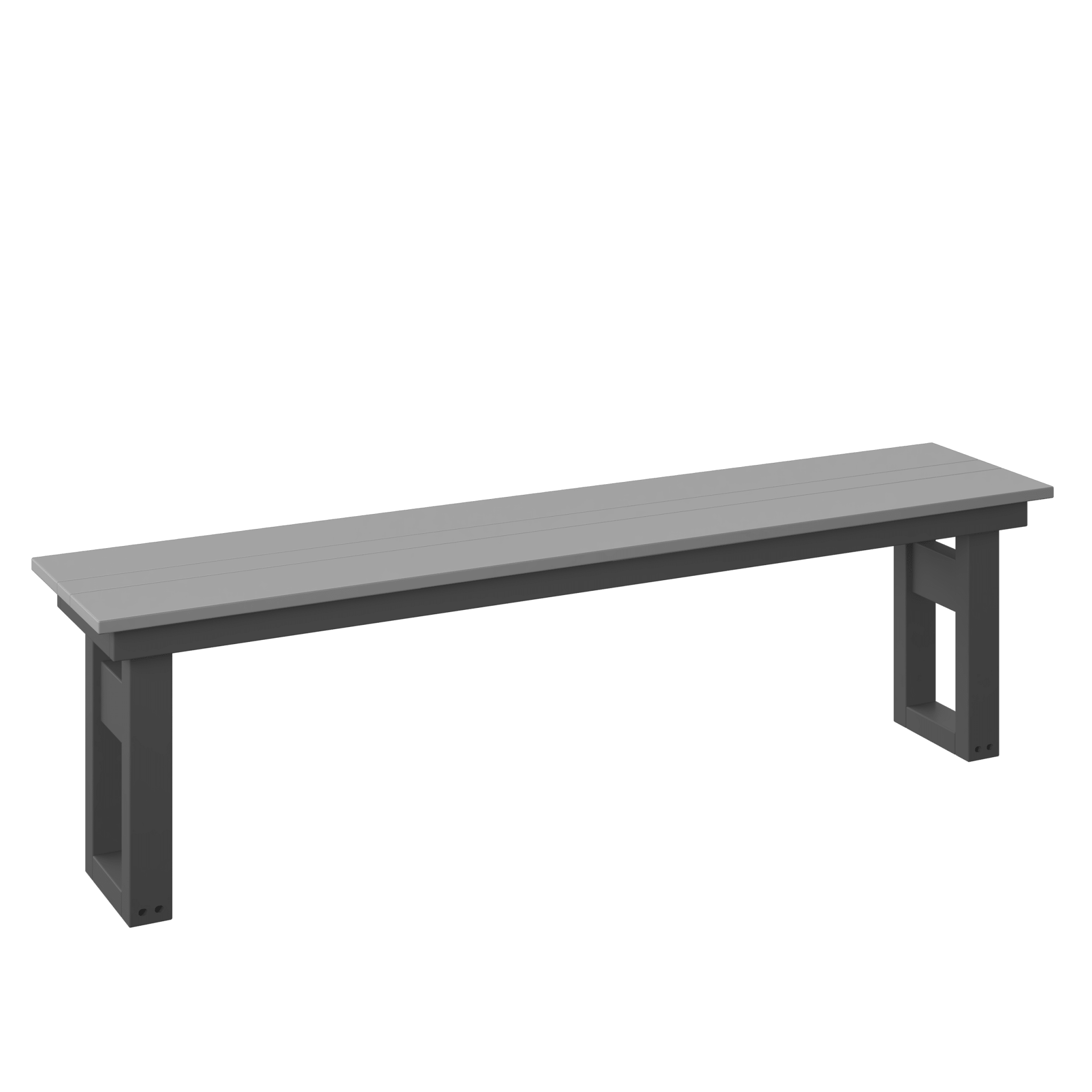 Modern Dining Bench 64" - Haven Outdoor
