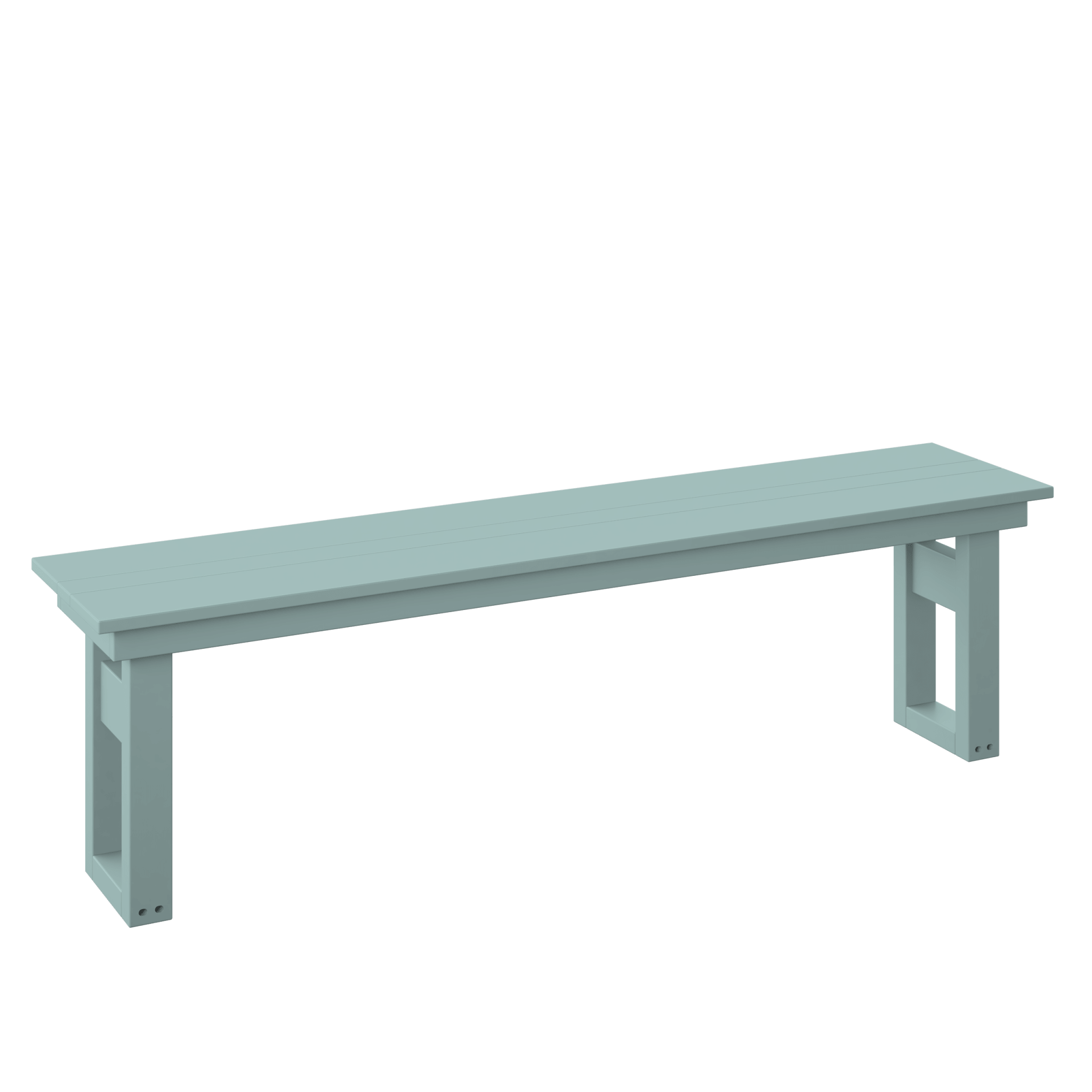 Modern Dining Bench 64" - Haven Outdoor