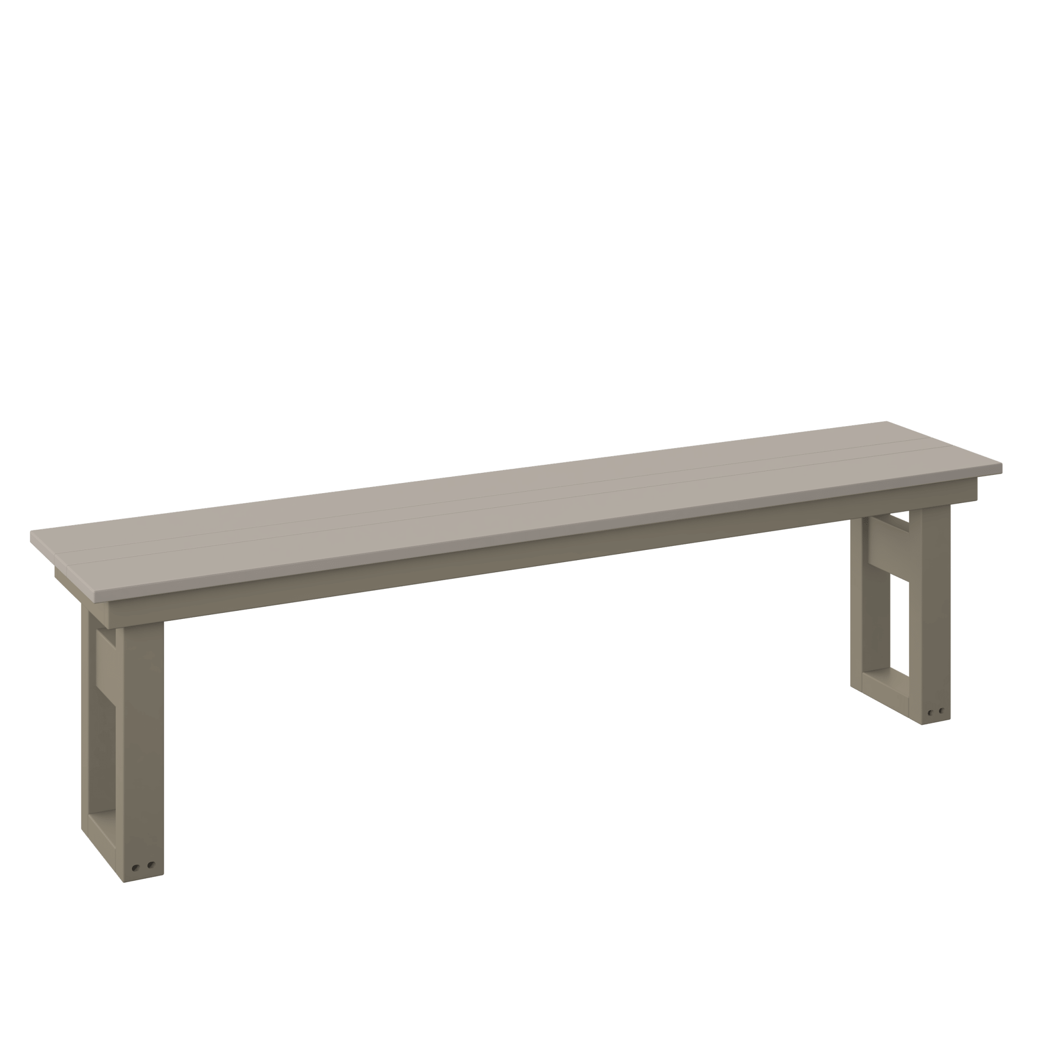 Modern Dining Bench 64" - Haven Outdoor