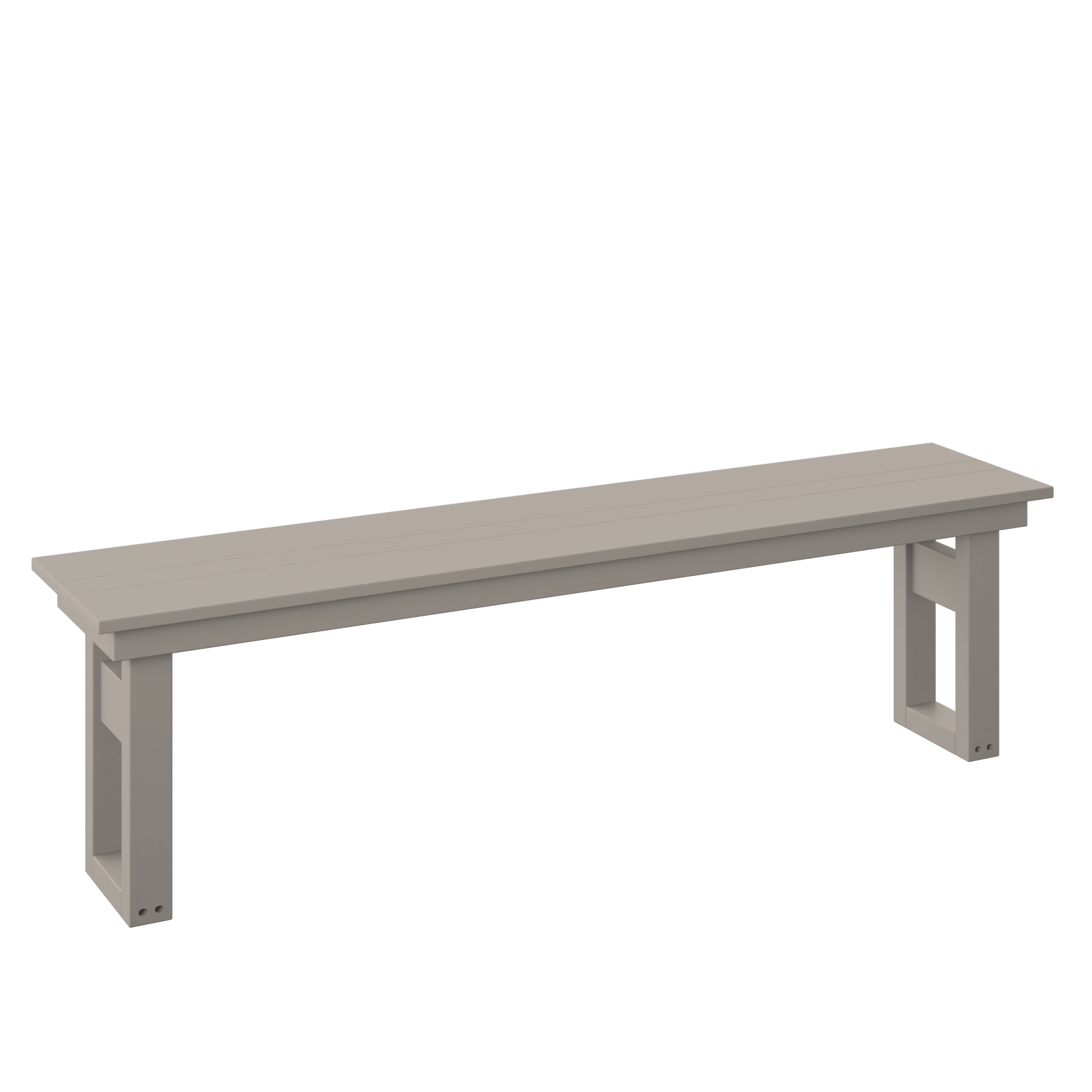 Modern Dining Bench 64" - Haven Outdoor