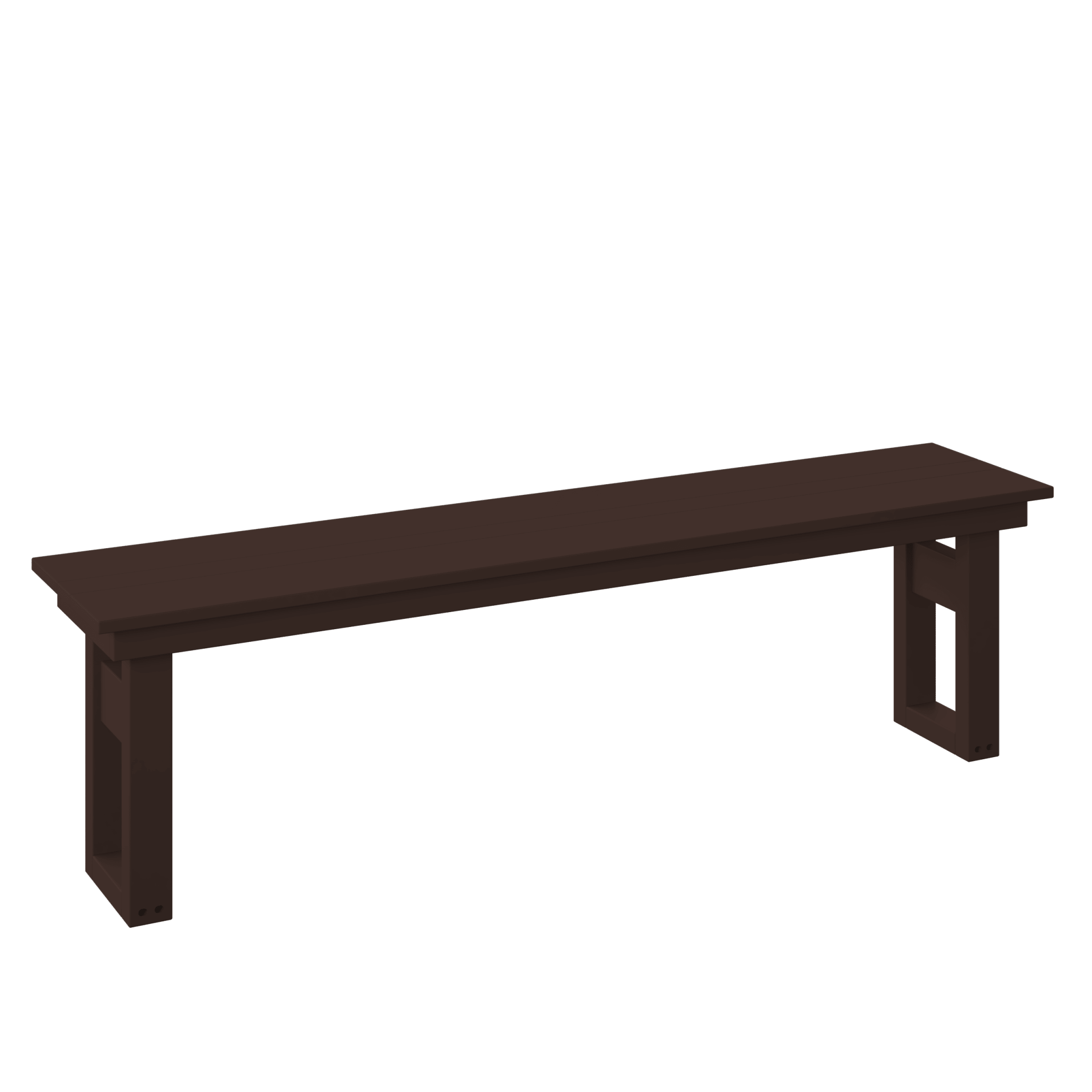 Modern Dining Bench 64" - Haven Outdoor