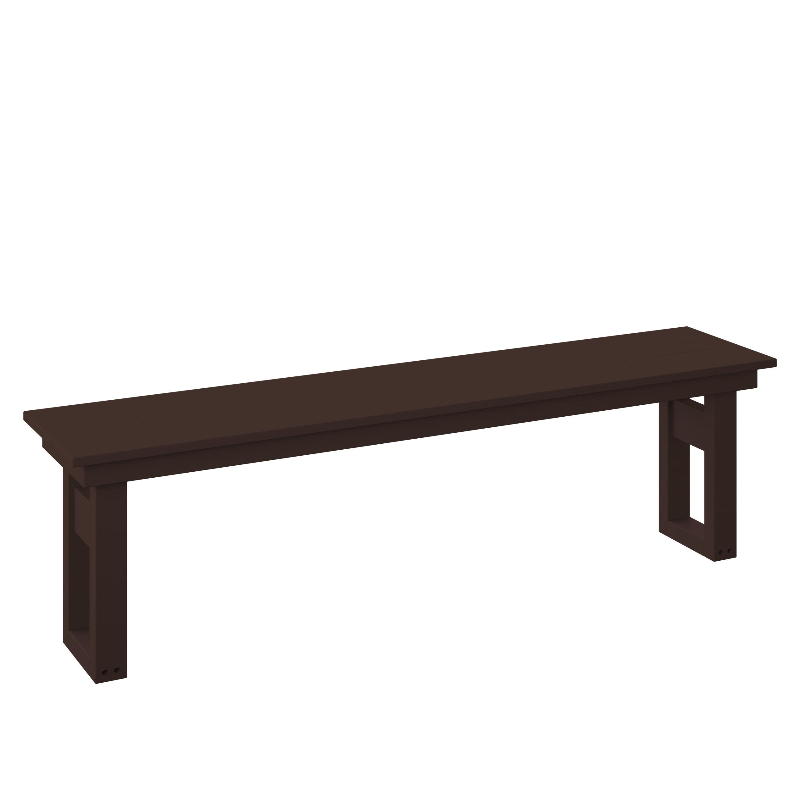 Modern Dining Bench 64"