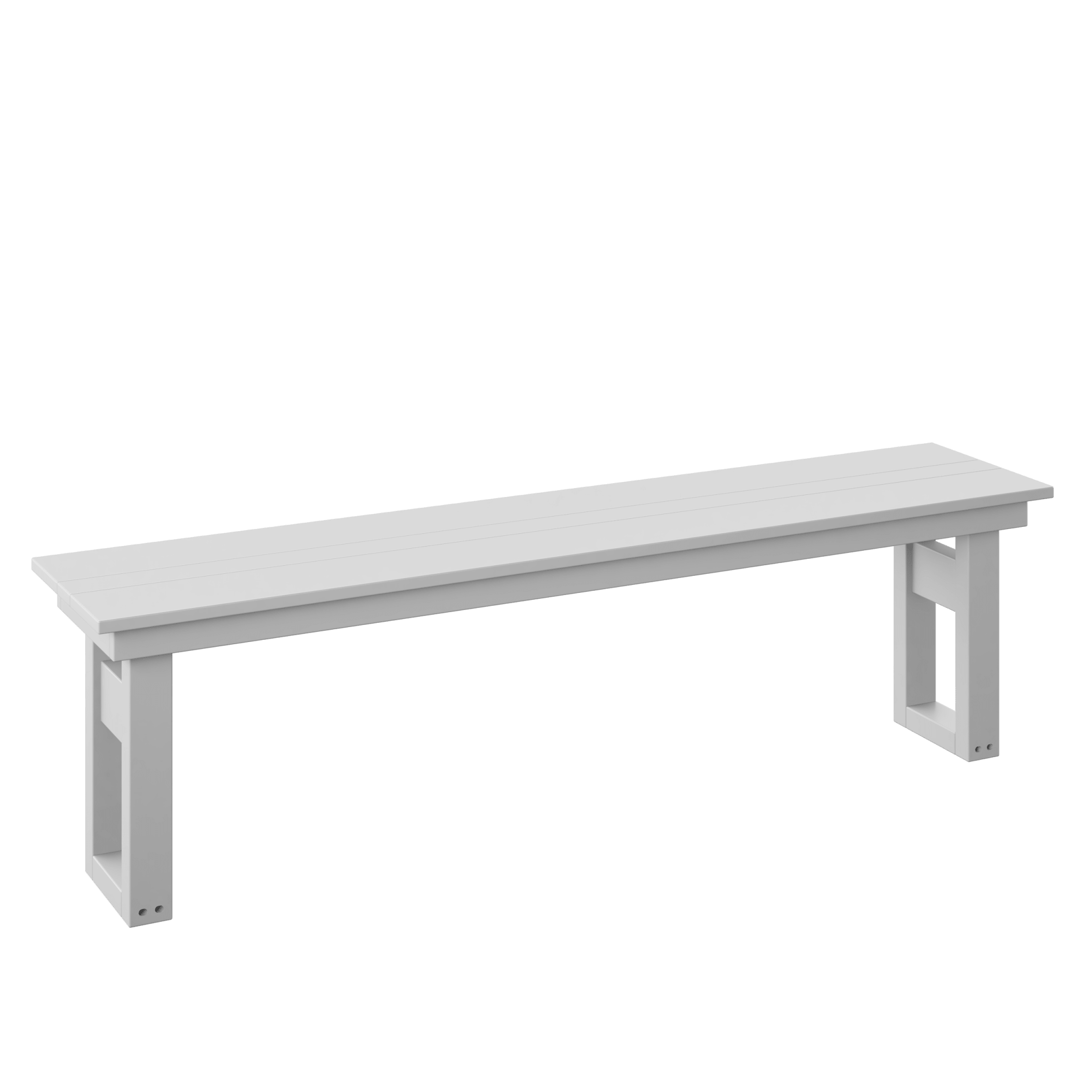 Modern Dining Bench 64" - Haven Outdoor