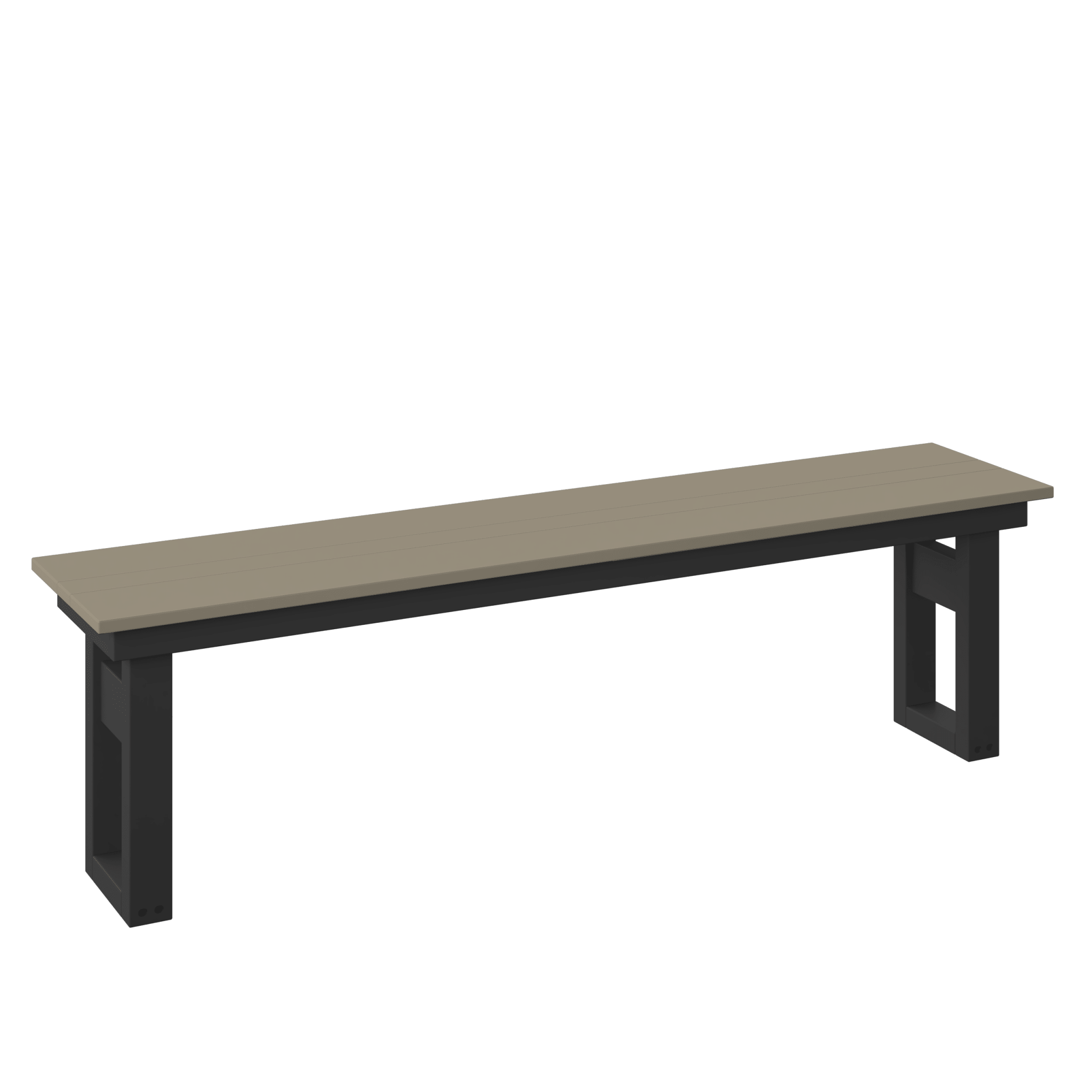 Modern Dining Bench 64" - Haven Outdoor