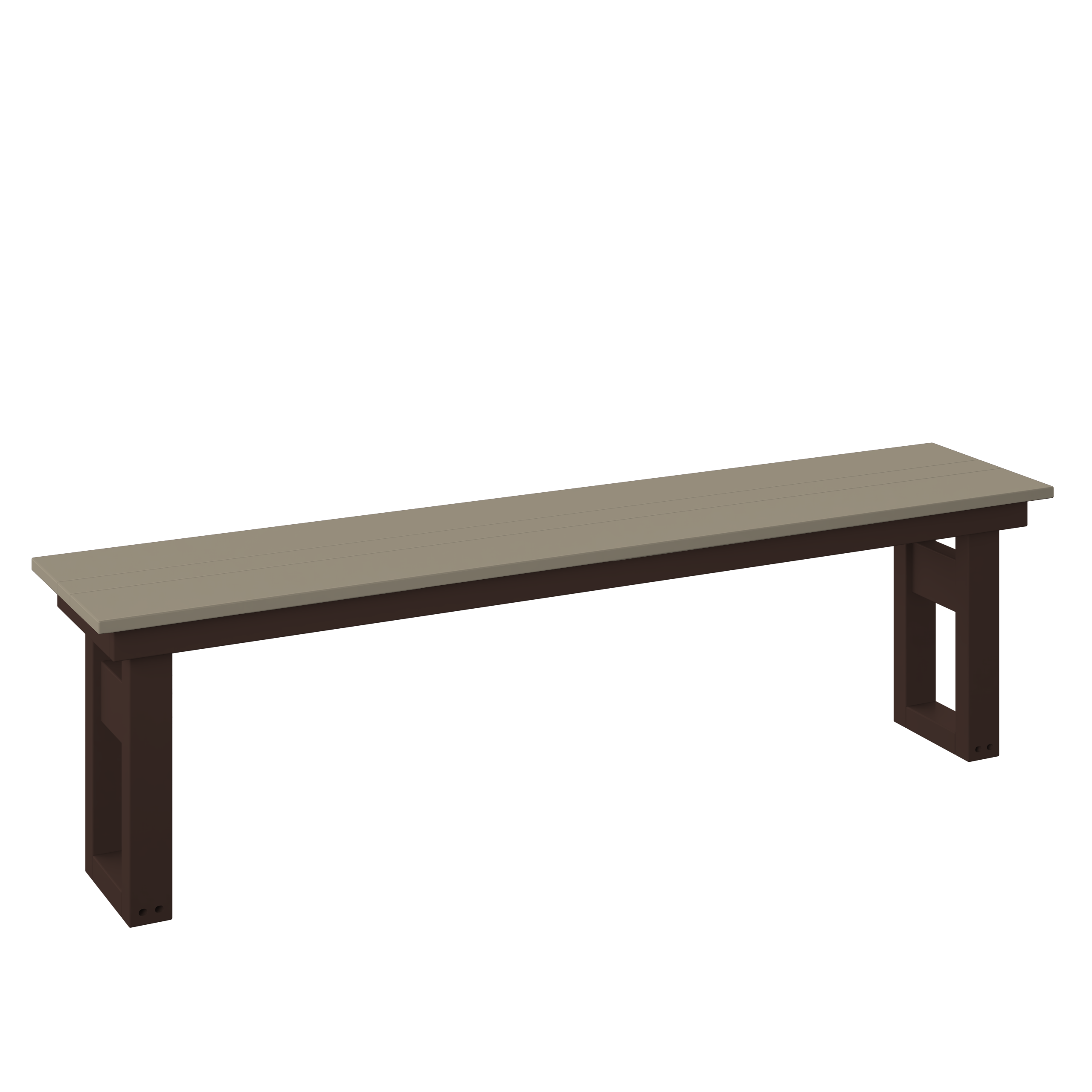 Modern Dining Bench 64"