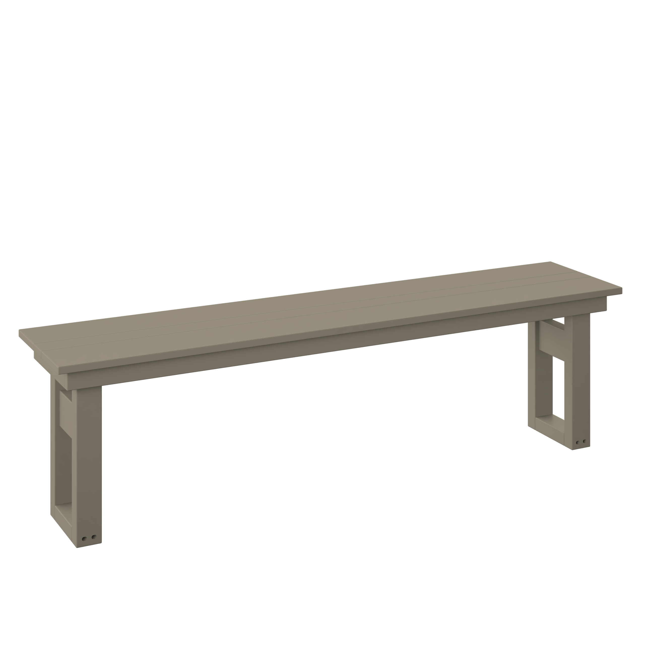 Modern Dining Bench 64"