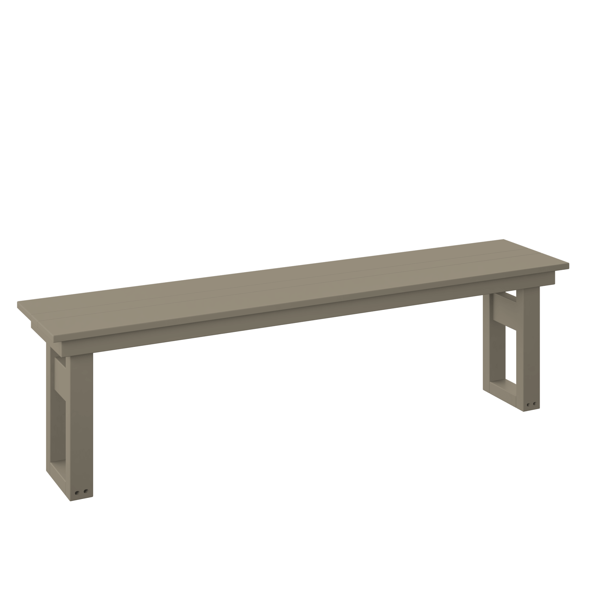 Modern Dining Bench 64" - Haven Outdoor