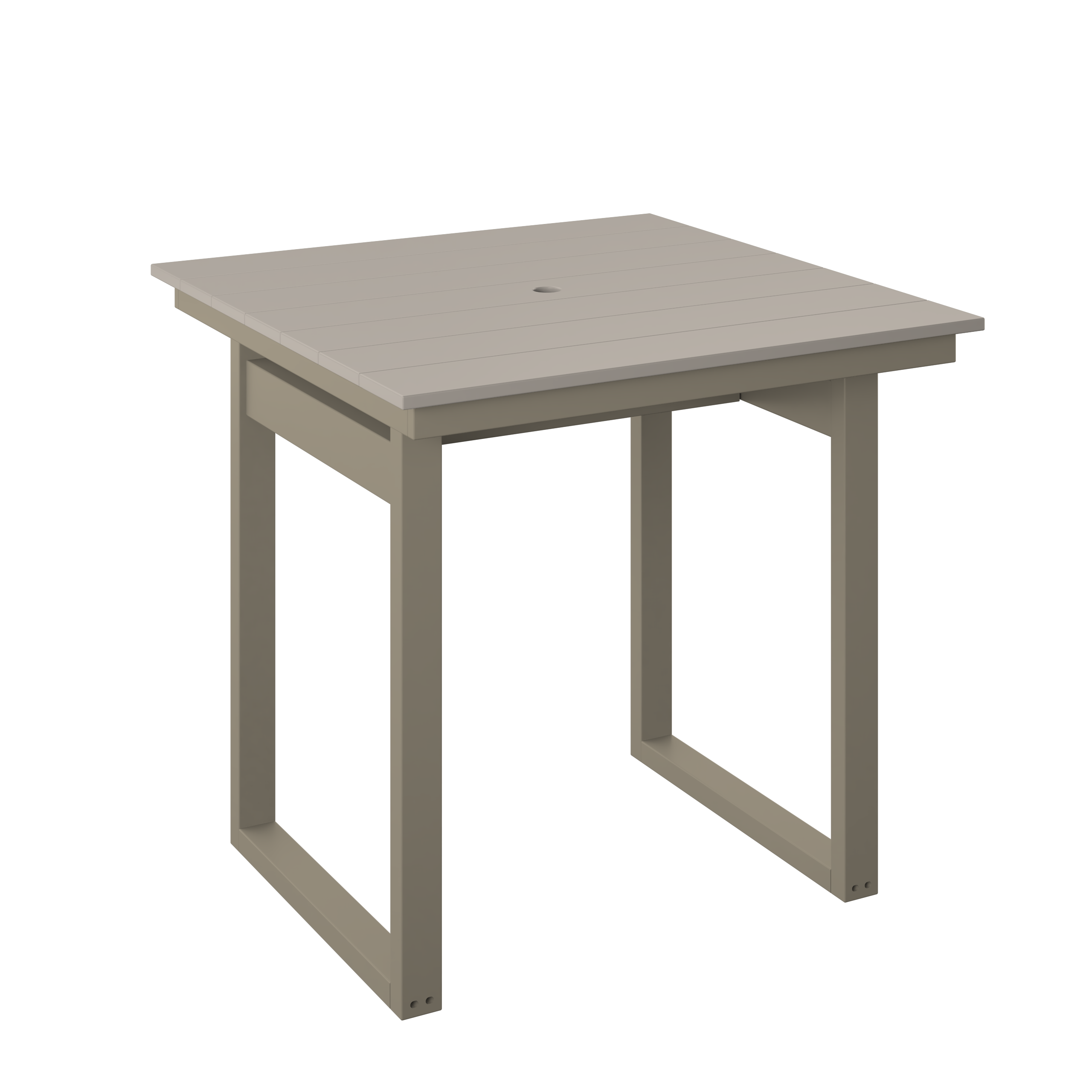 Modern Square Counter Table 38"