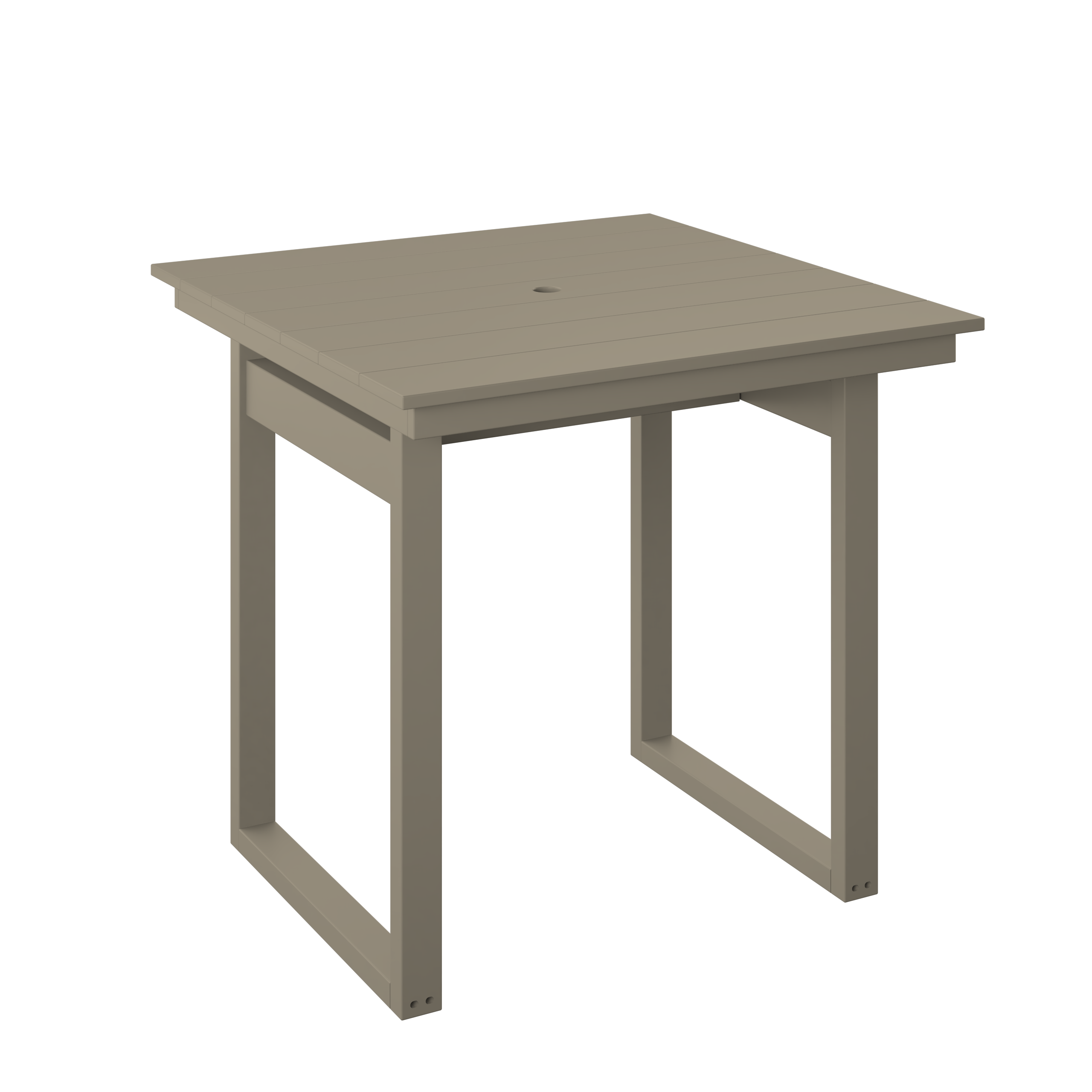 Modern Square Counter Table 38"