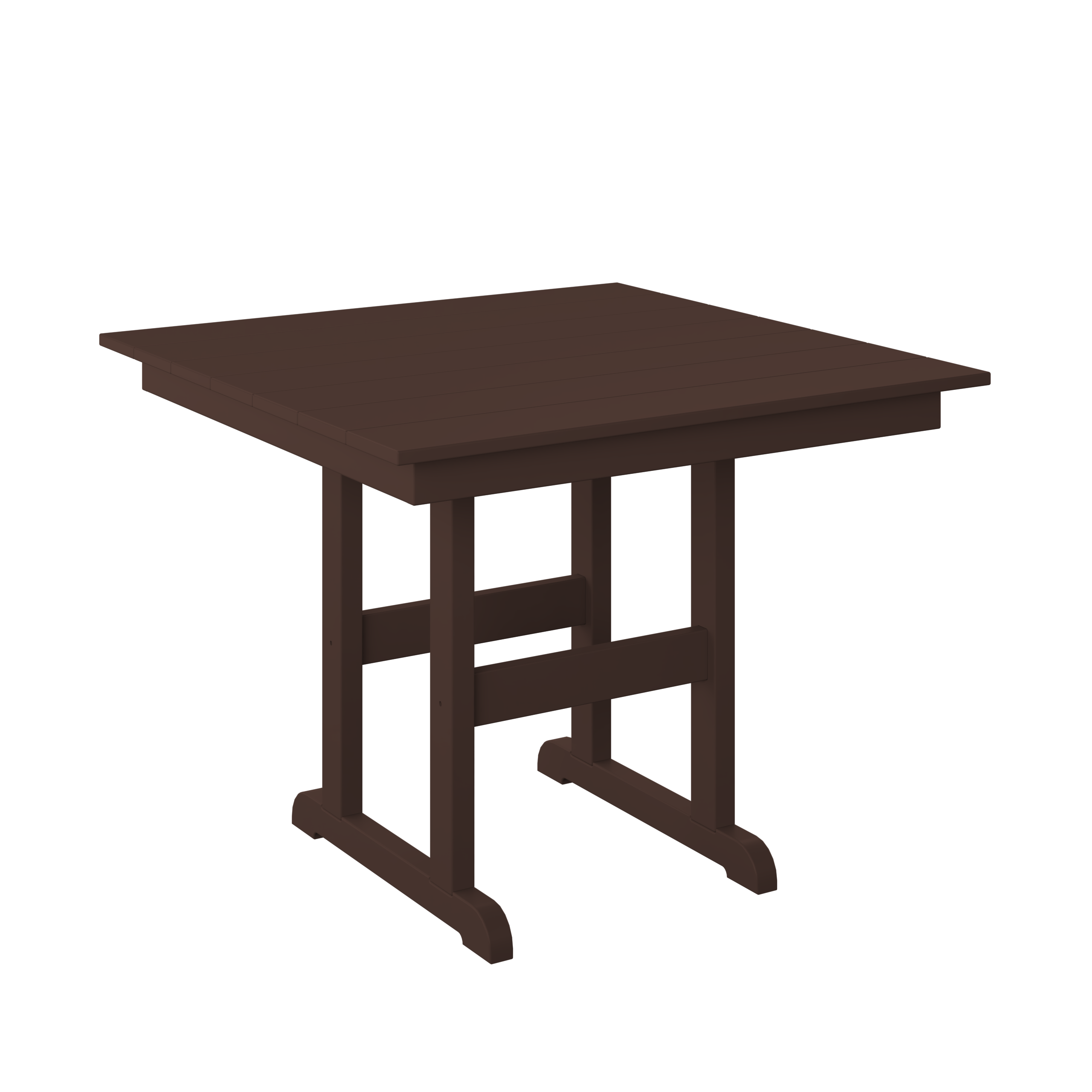 Square Counter Table 38"