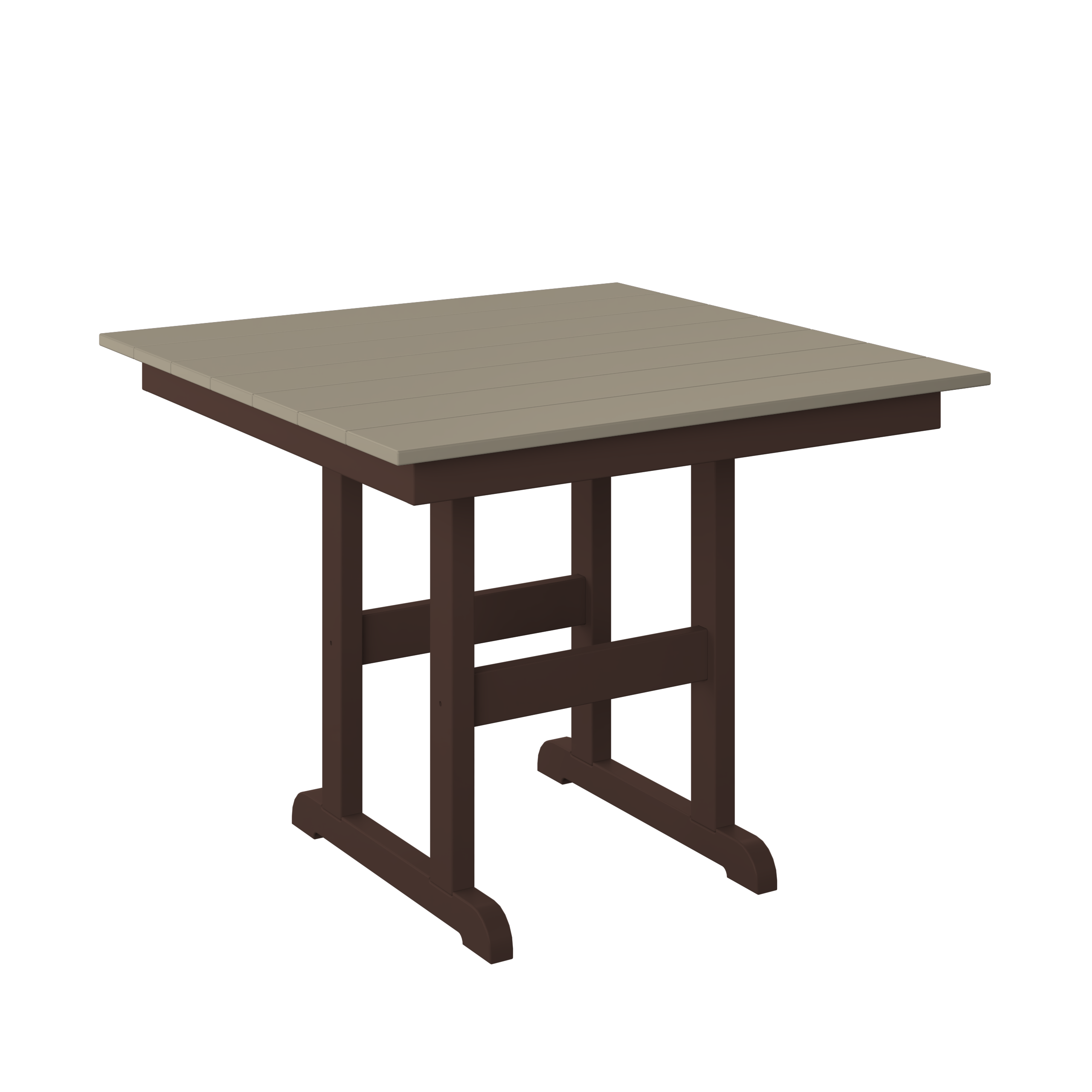 Square Counter Table 38"