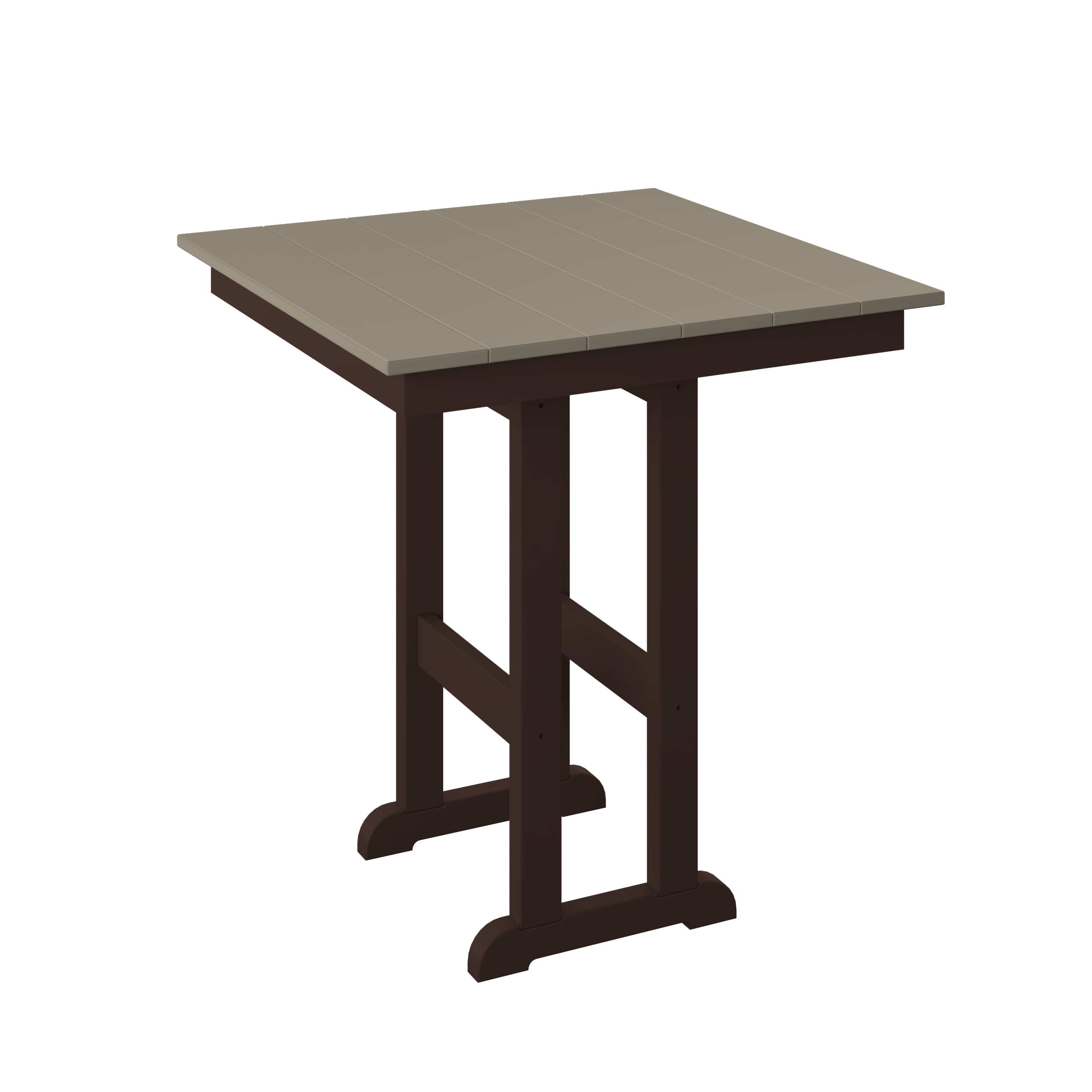 Square Counter Table 33"