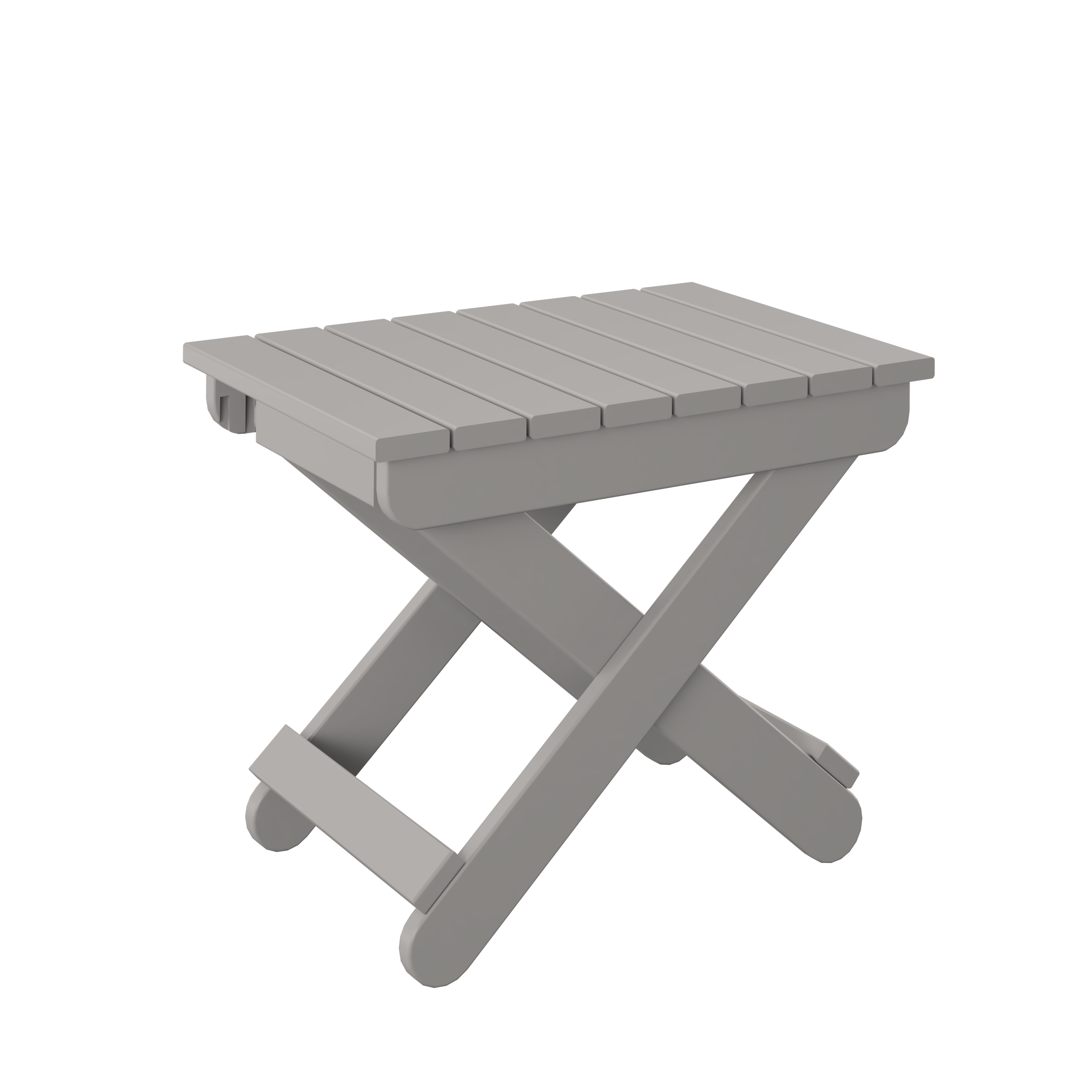 Folding End Table