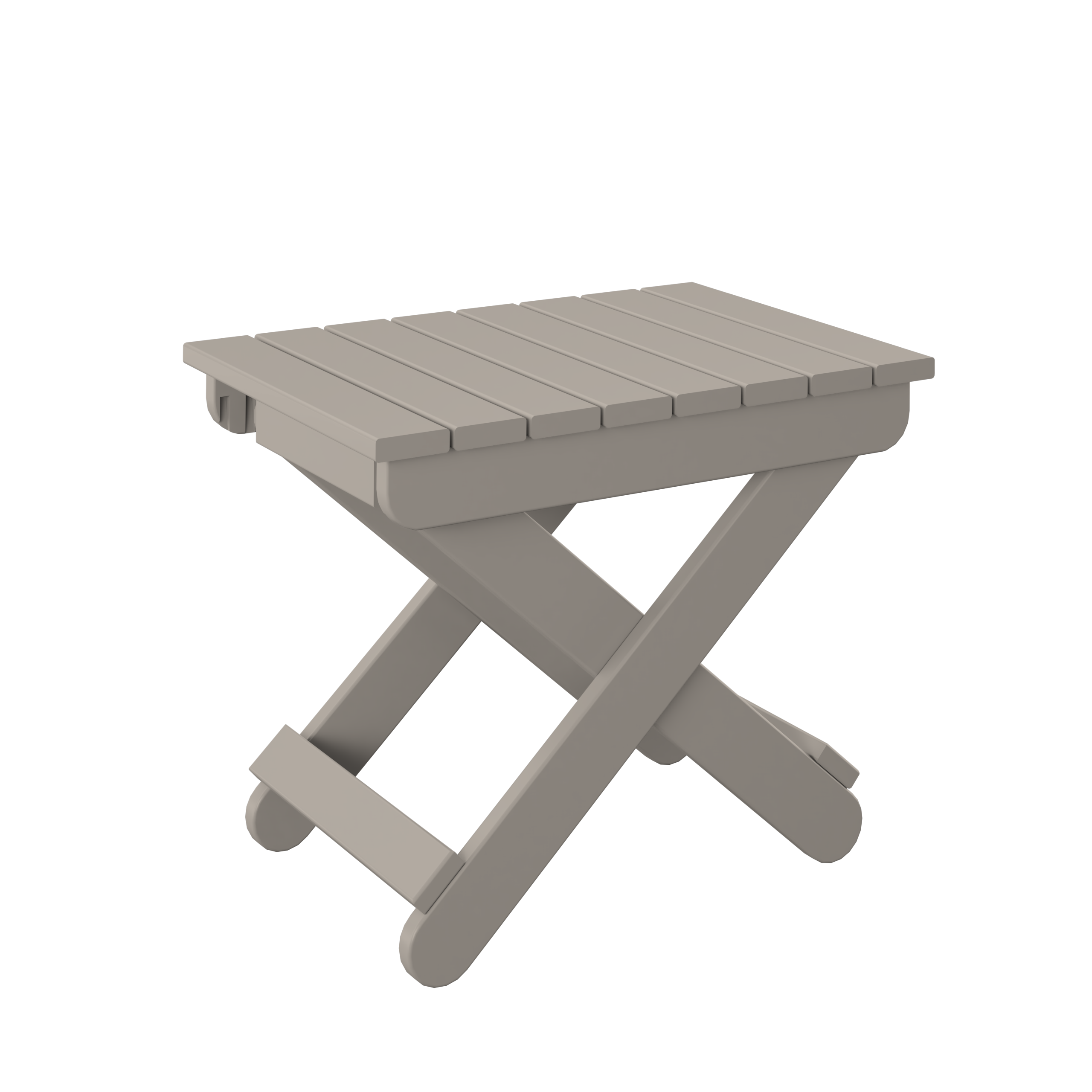 Folding End Table