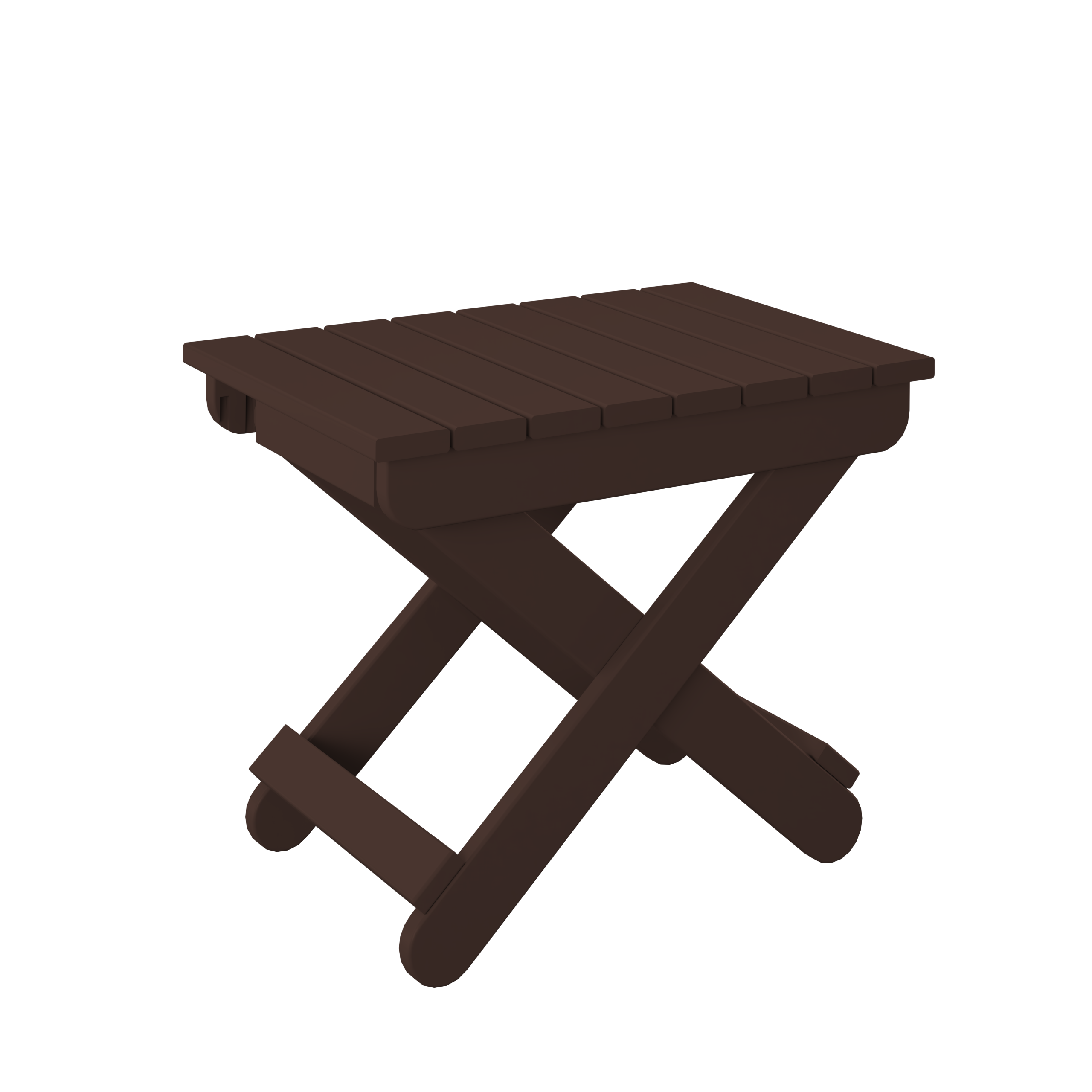 Folding End Table