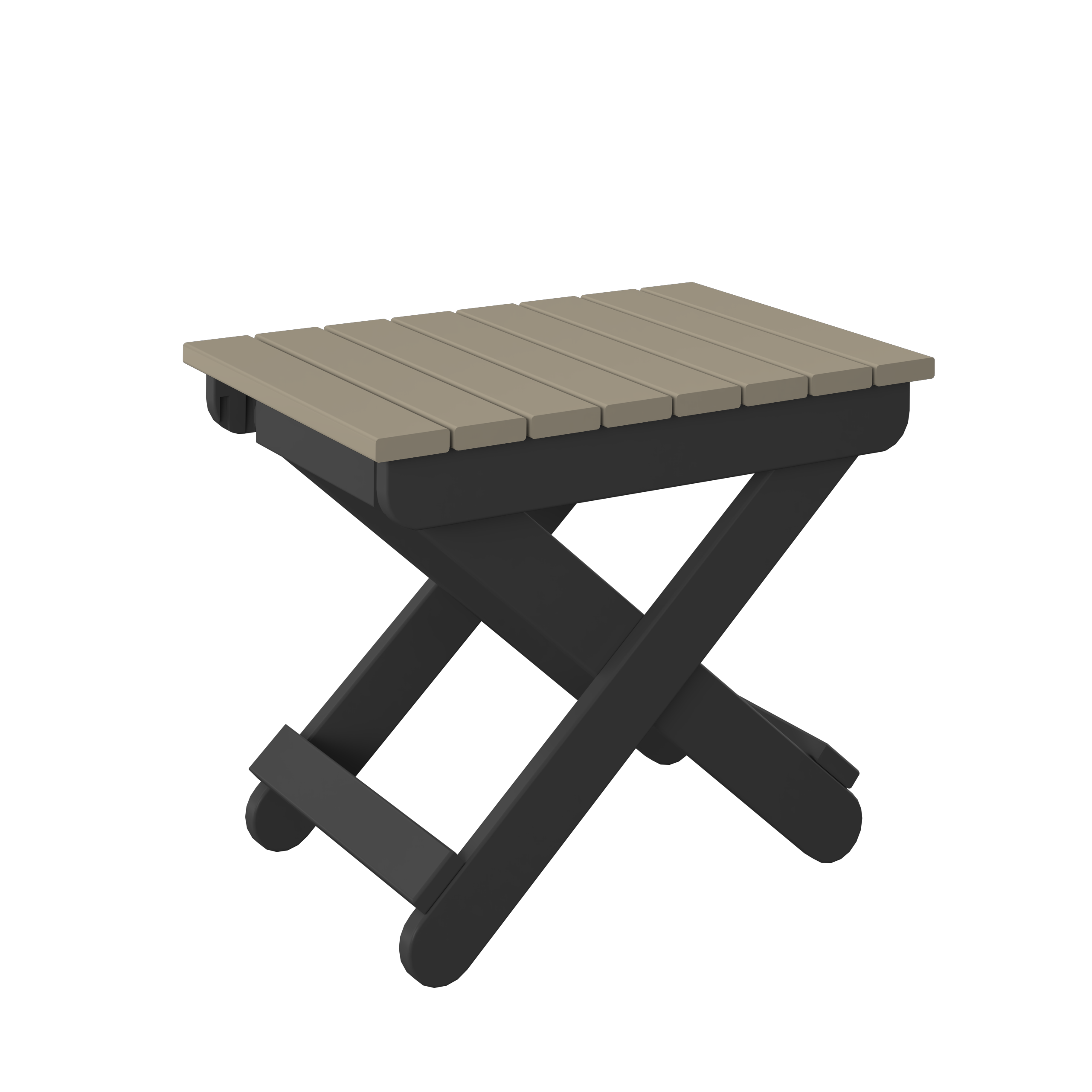 Folding End Table